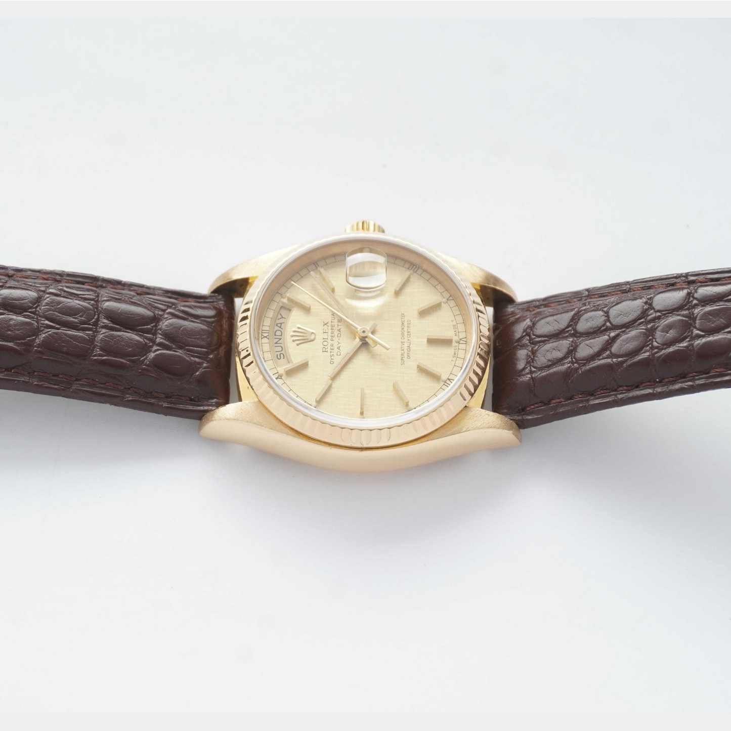1981 Rolex Day-Date "Linen Dial" (Boxes / Booklets)