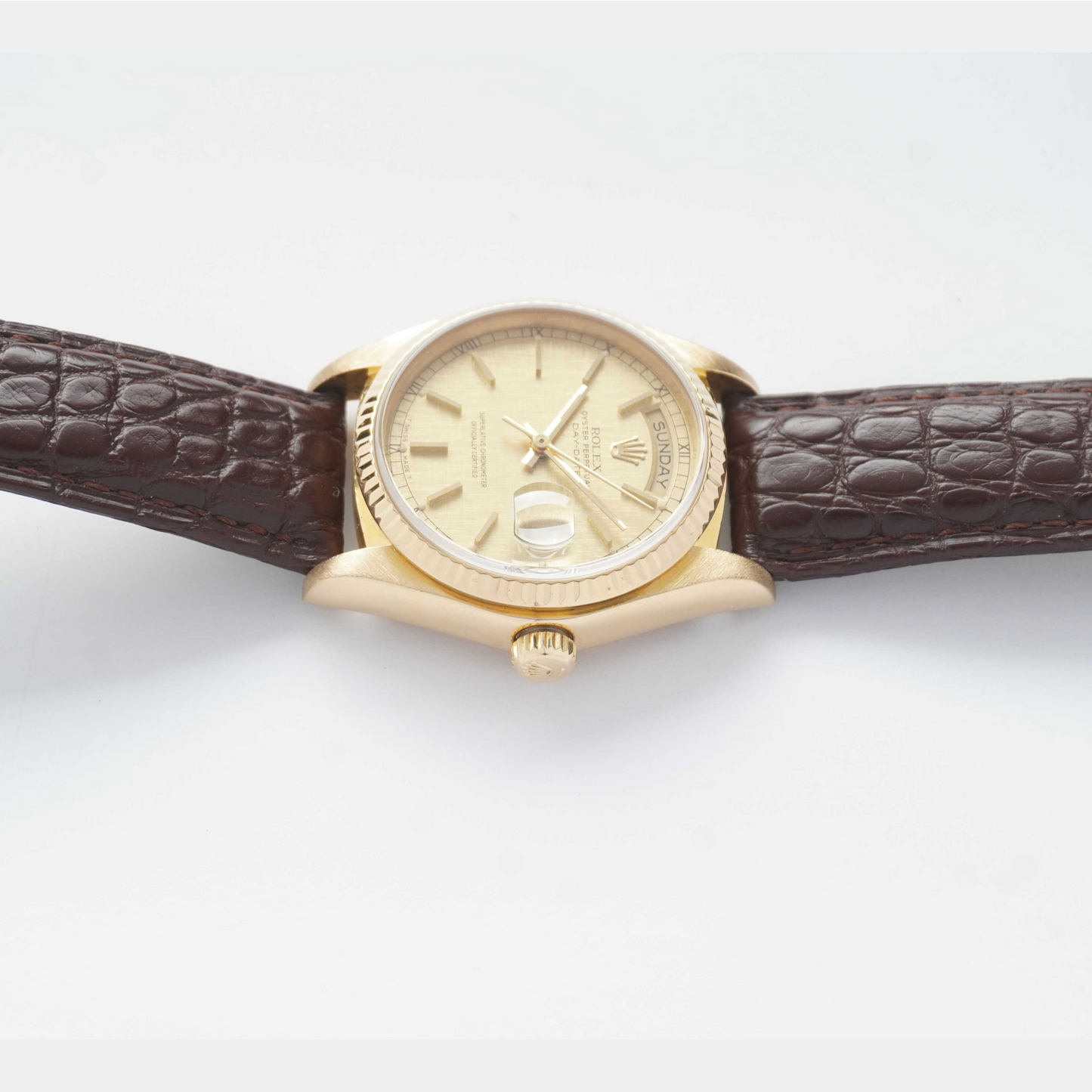 1981 Rolex Day-Date "Linen Dial" (Boxes / Booklets)
