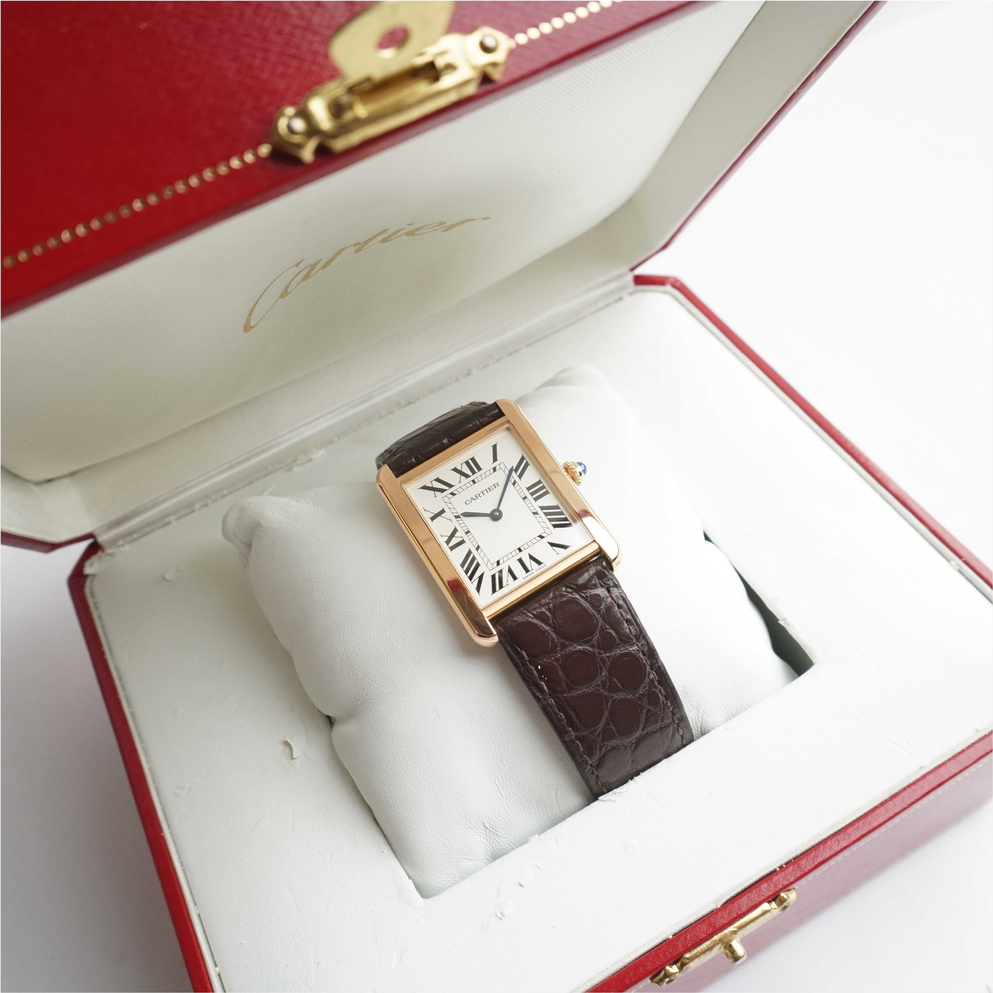 2017 Cartier Tank Solo Large 18K Gold (Box / Card)