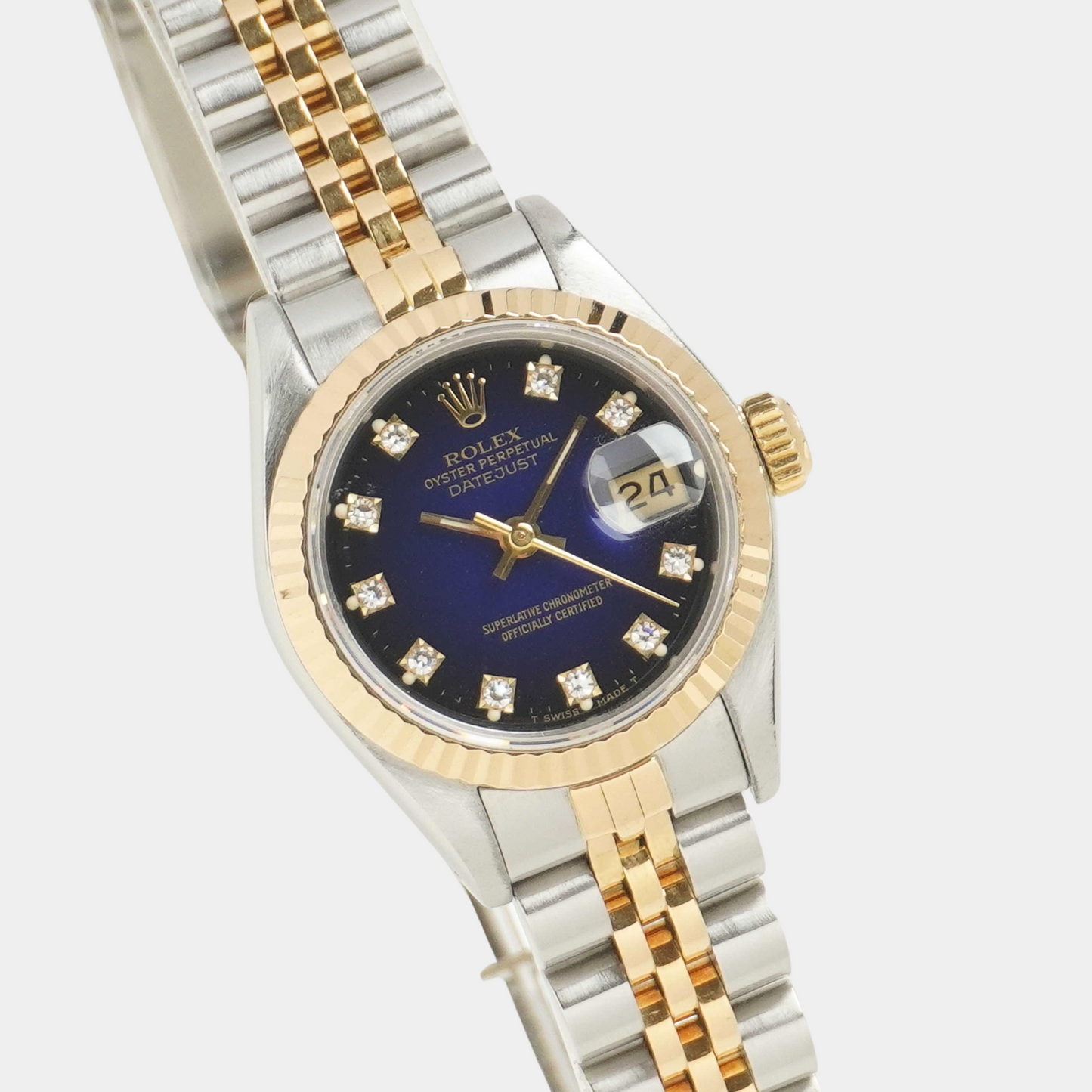 1988 Rolex Lady-Datejust "Blue Vignette" (Boxes / Misc.)