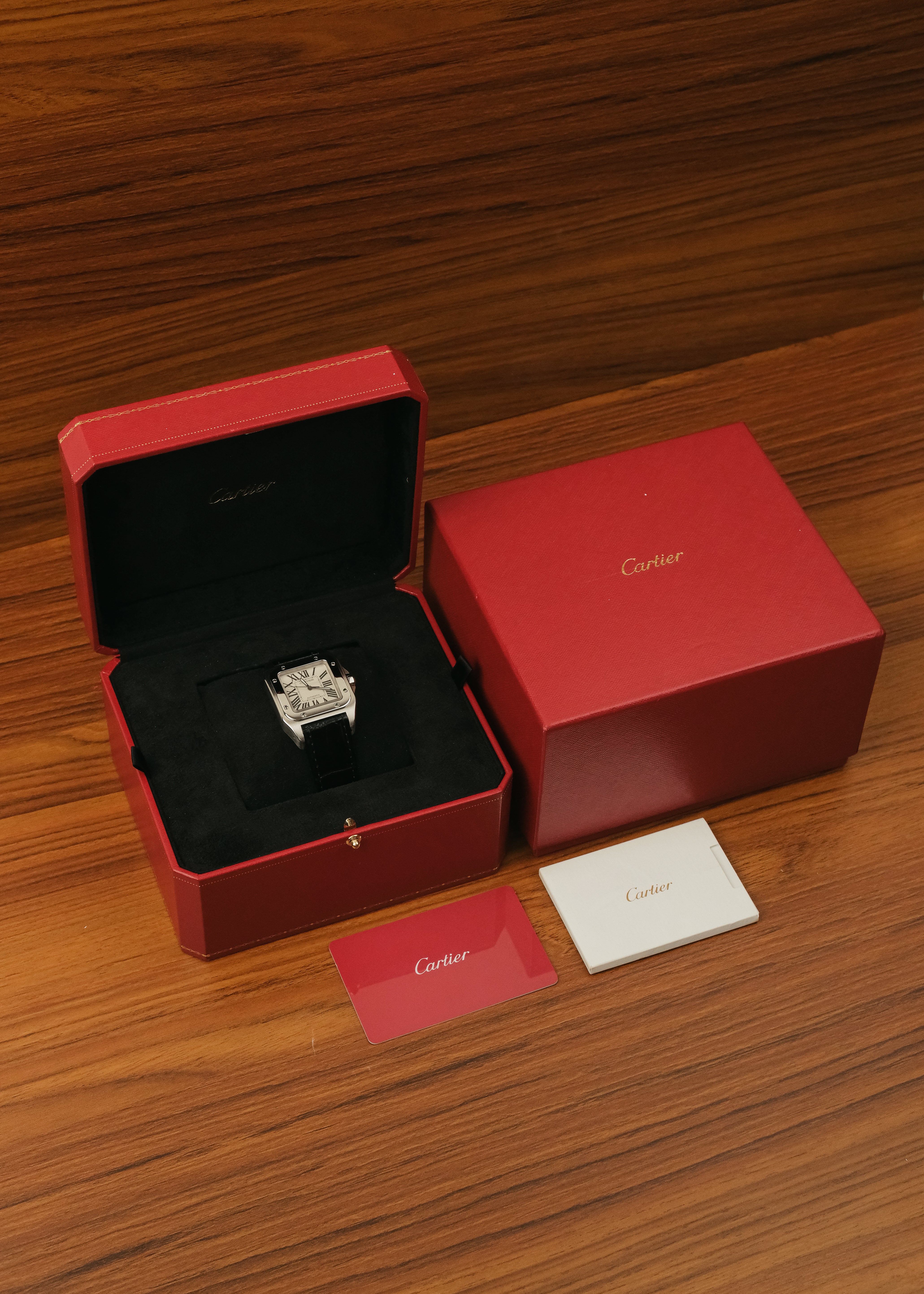 2023 Cartier Santos 100 (Box & Papers)