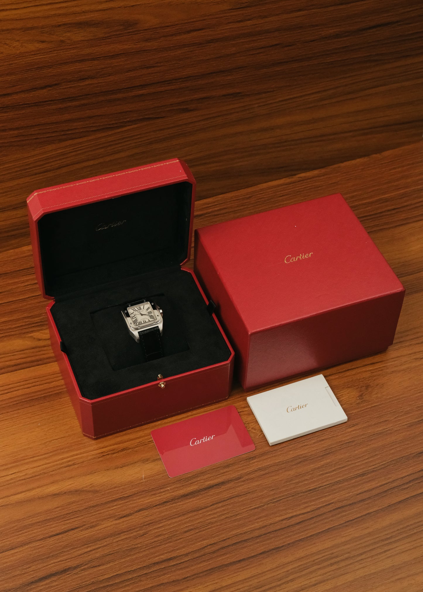 2023 Cartier Santos 100 (Box & Papers)