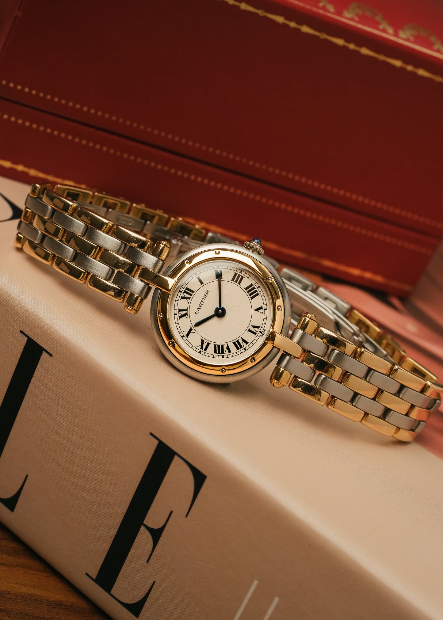 1990s Cartier Panthere Vendome "3-Row" (Box)