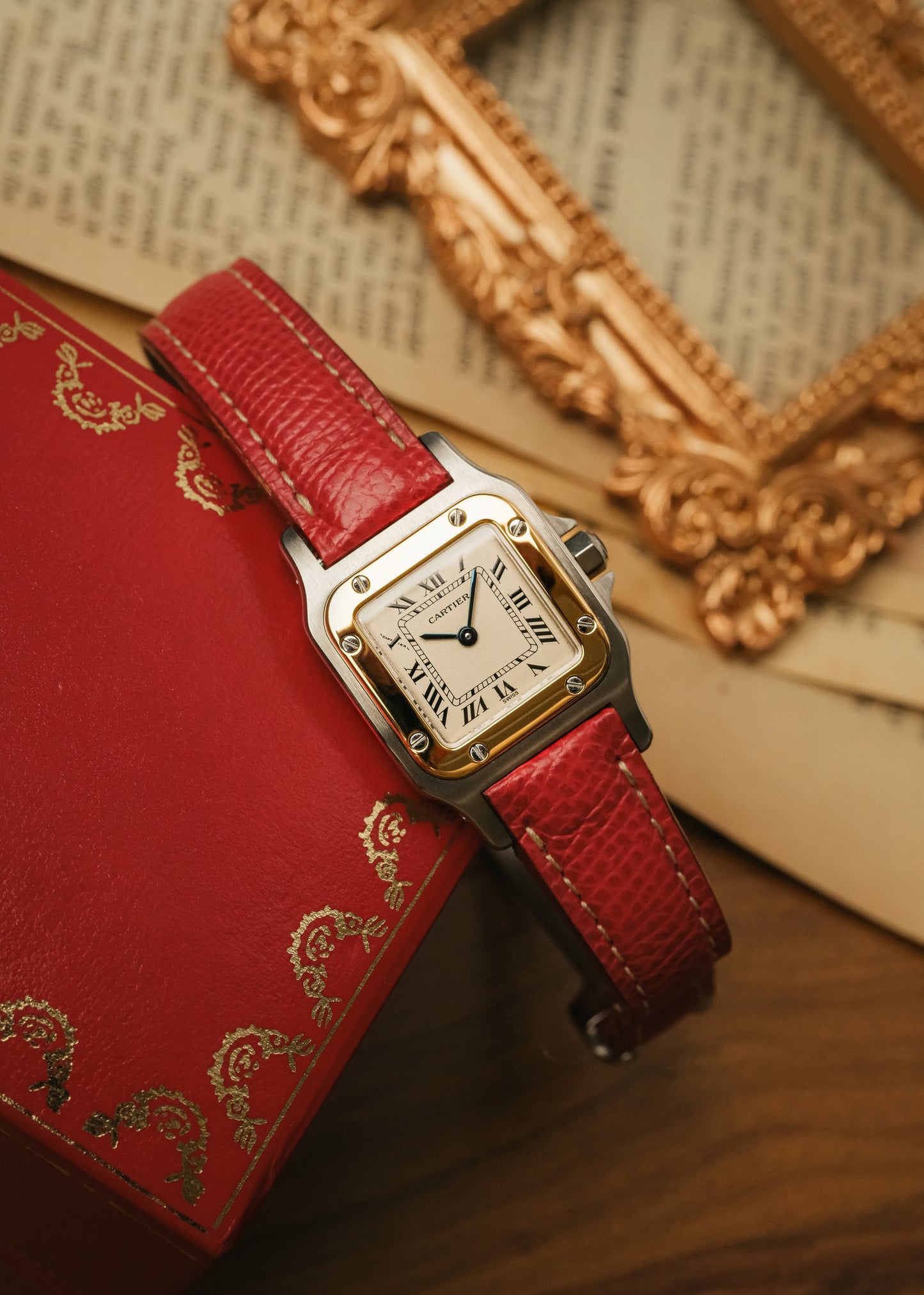 1990s Cartier Santos Galbee (Box)