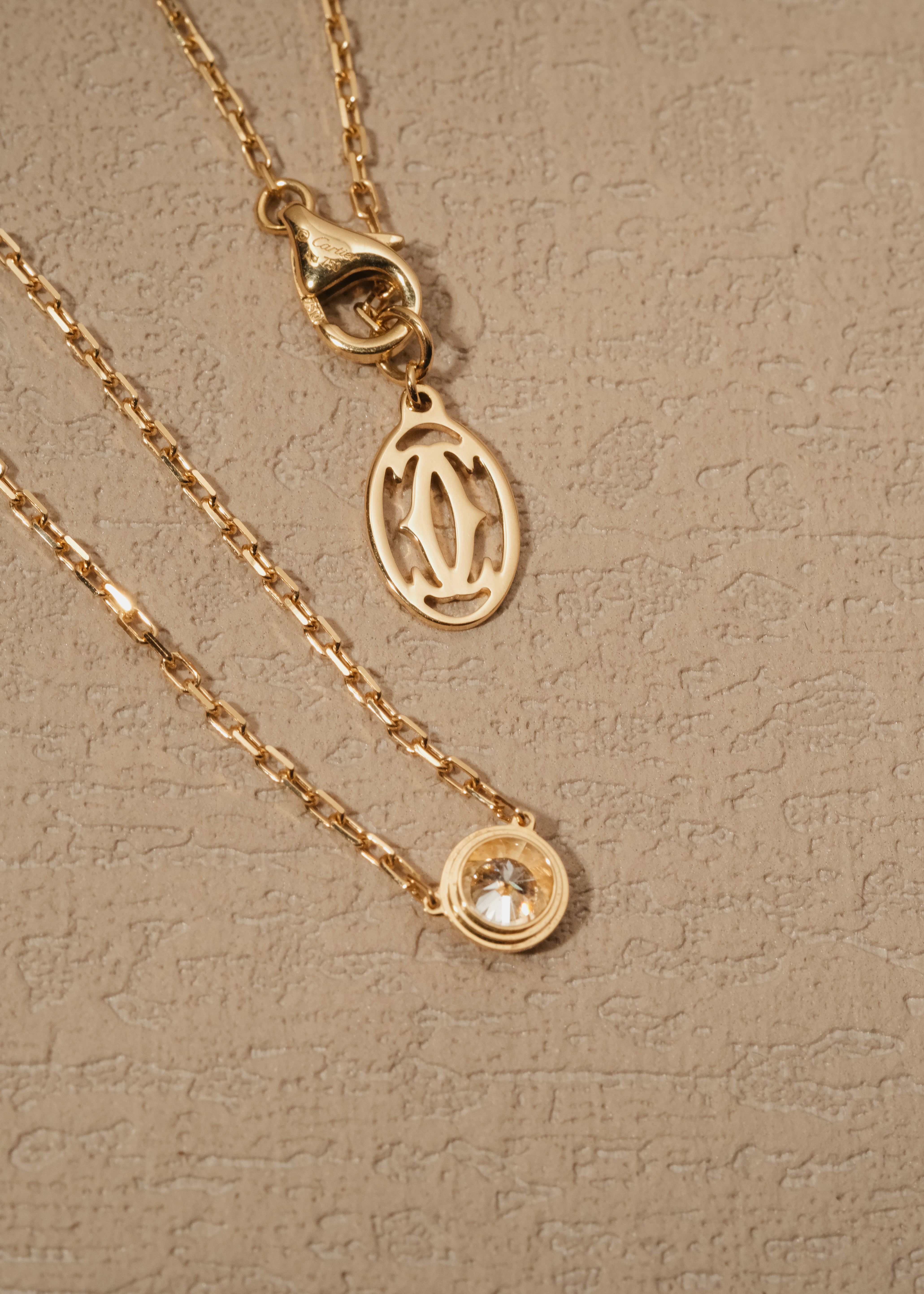 2024 Cartier Yellow Gold D'Amour Necklace, Large Model (Box & Papers)