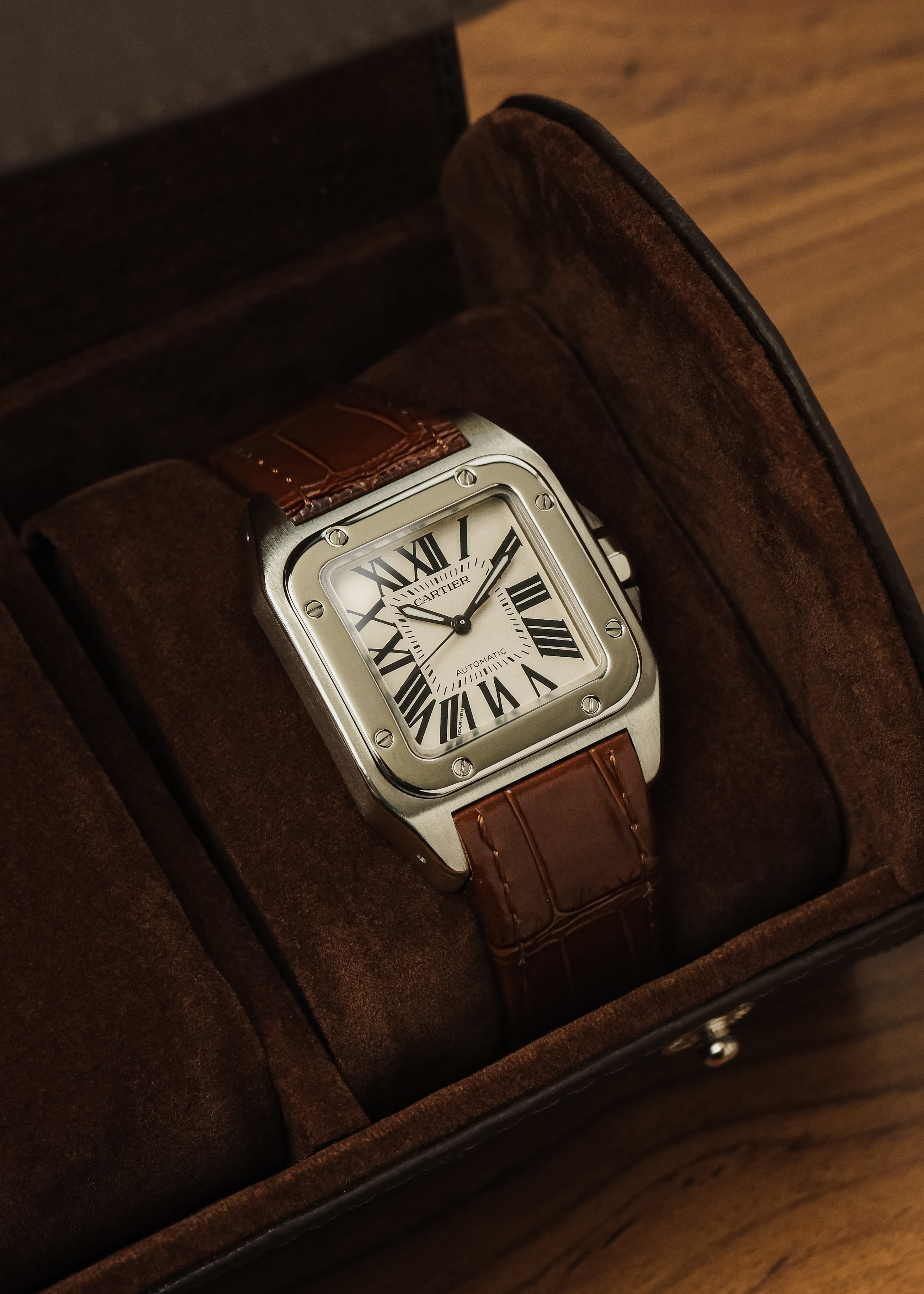 2023 Cartier Santos 100 (Box & Papers)
