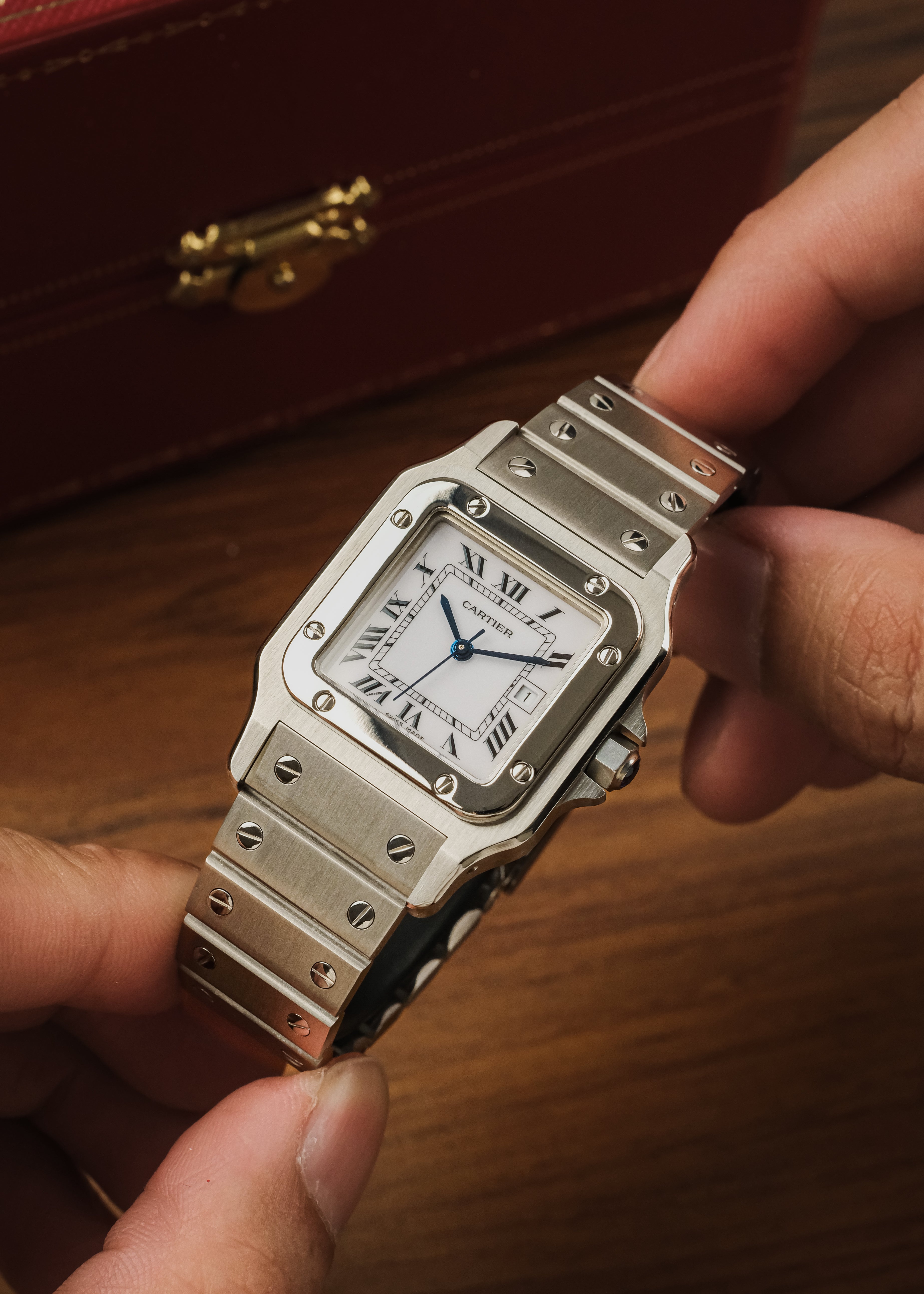 1980s Cartier Santos Carree (Box)