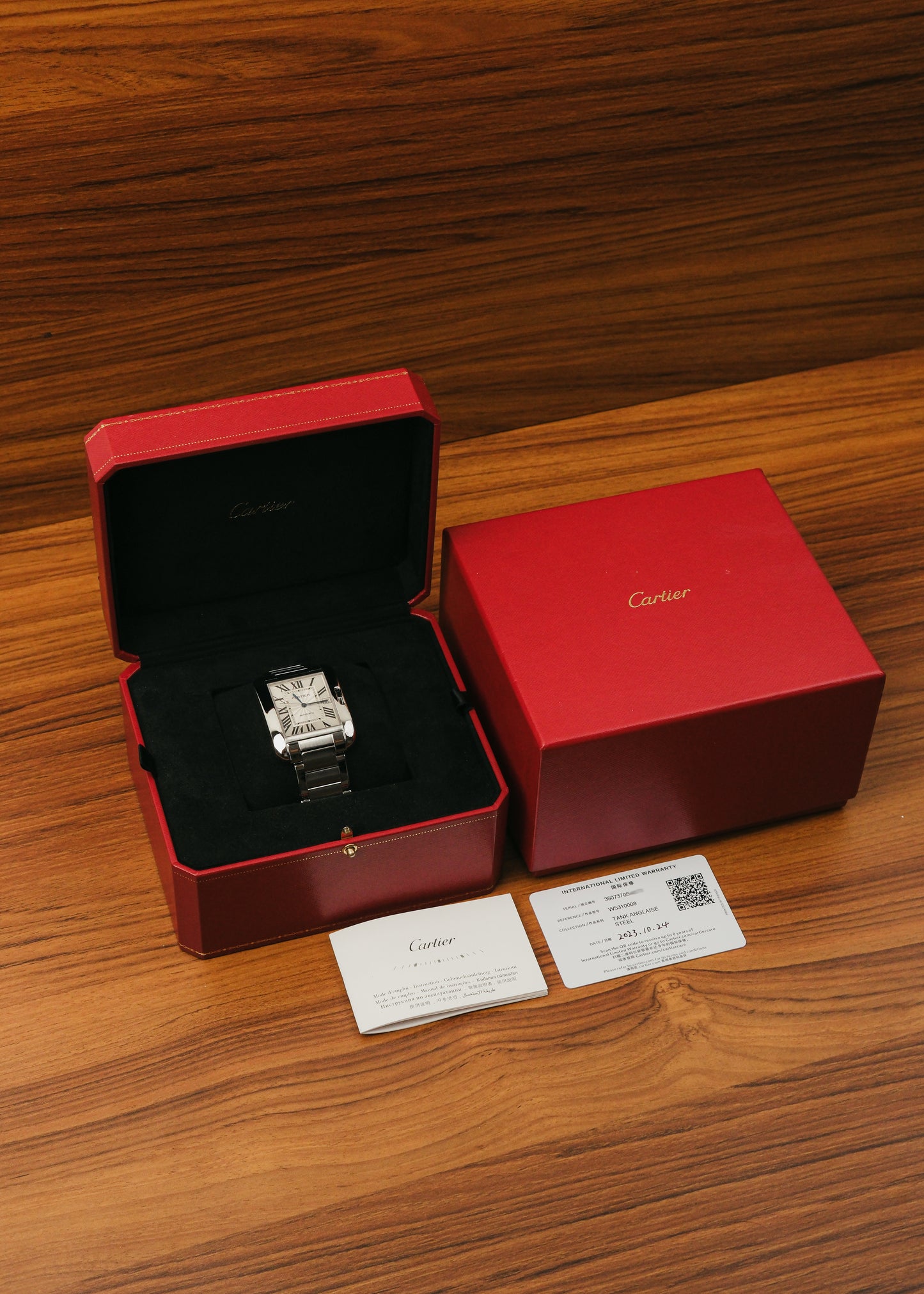 2023 Cartier Tank Anglaise XL (Box & Papers)