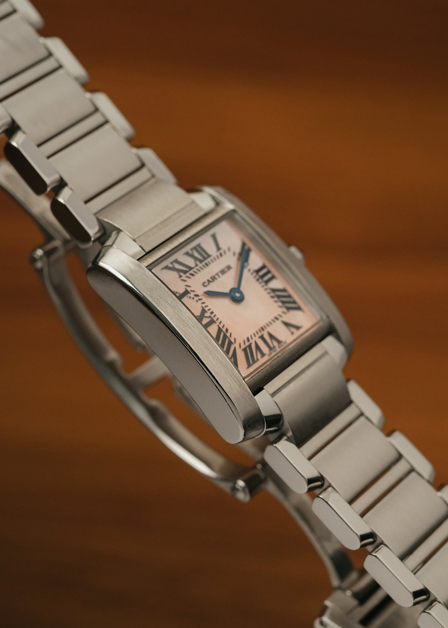 2023 Cartier Tank Francaise "Mother of Pearl" (Box & Papers)