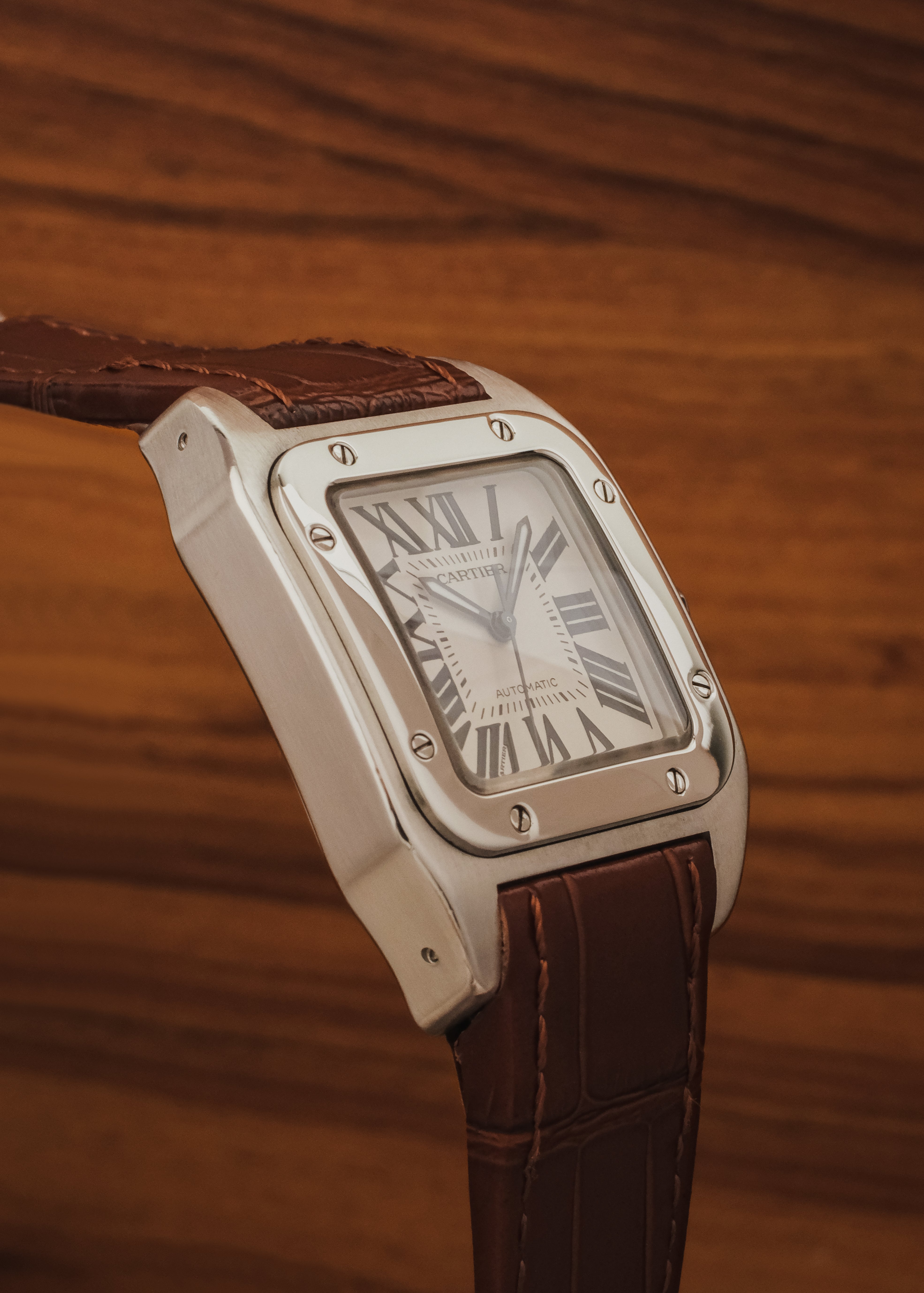 2023 Cartier Santos 100 (Box & Papers)