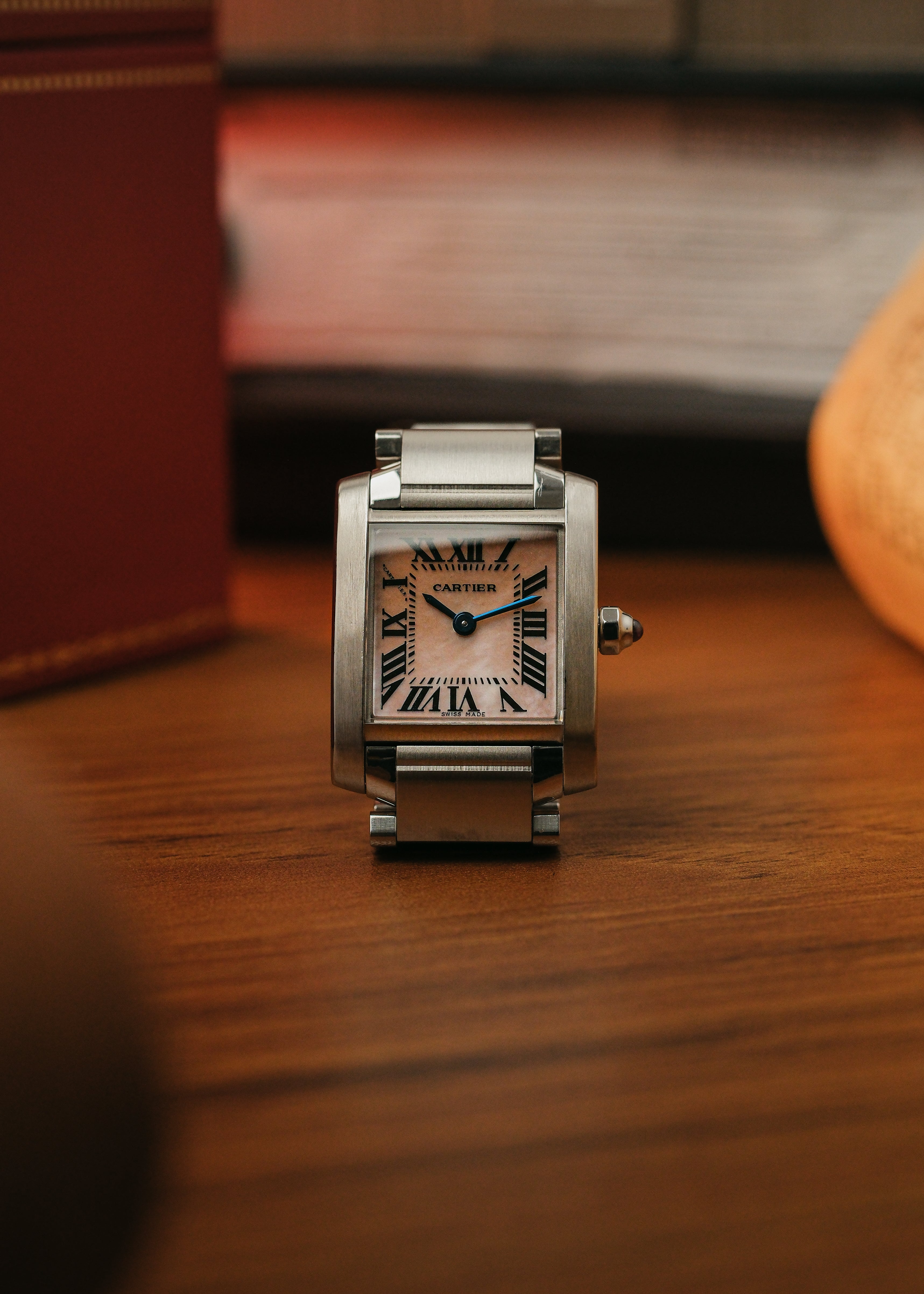 2023 Cartier Tank Francaise "Mother of Pearl" (Box & Papers)