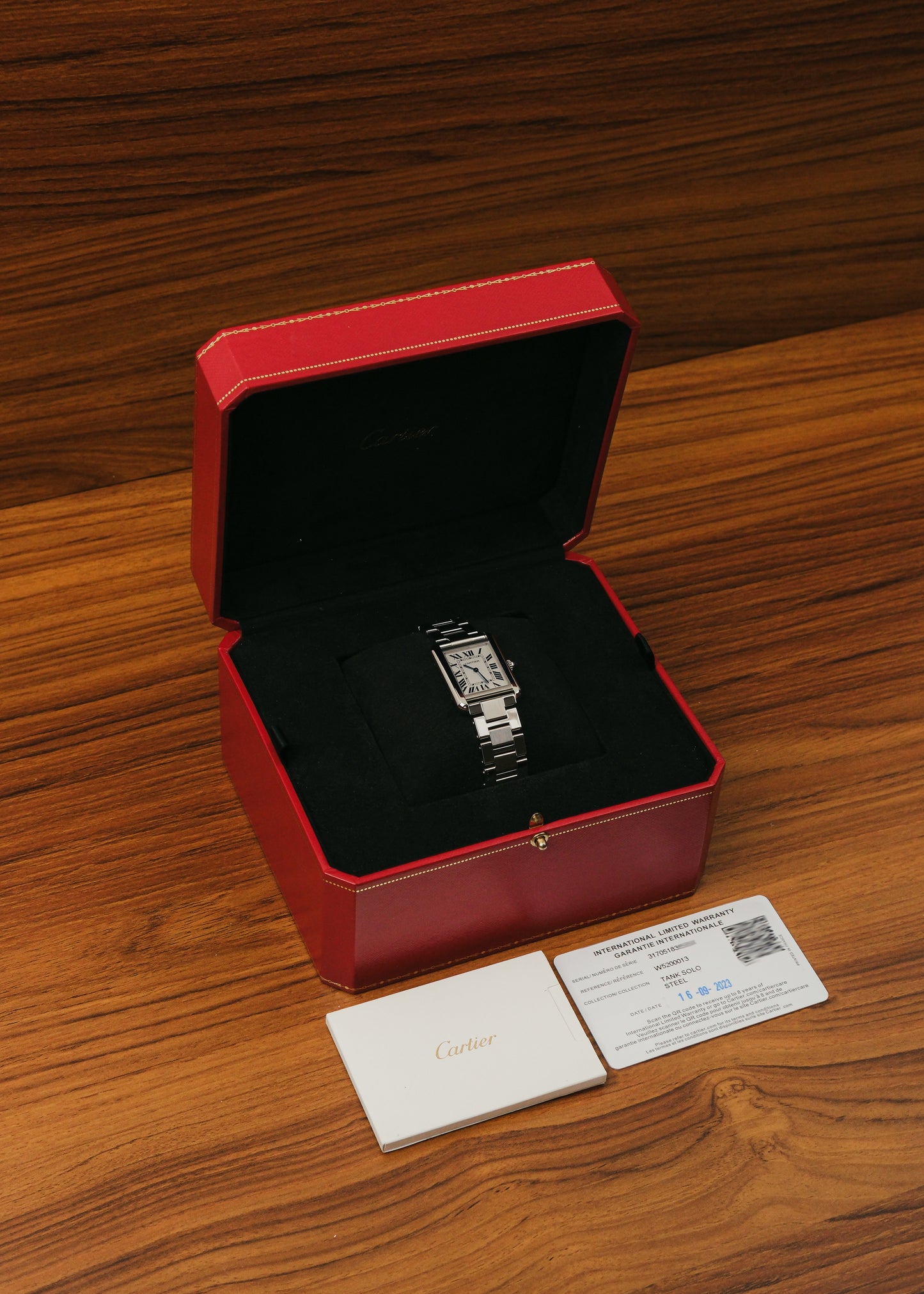 2023 Cartier Tank Solo (Box & Papers)