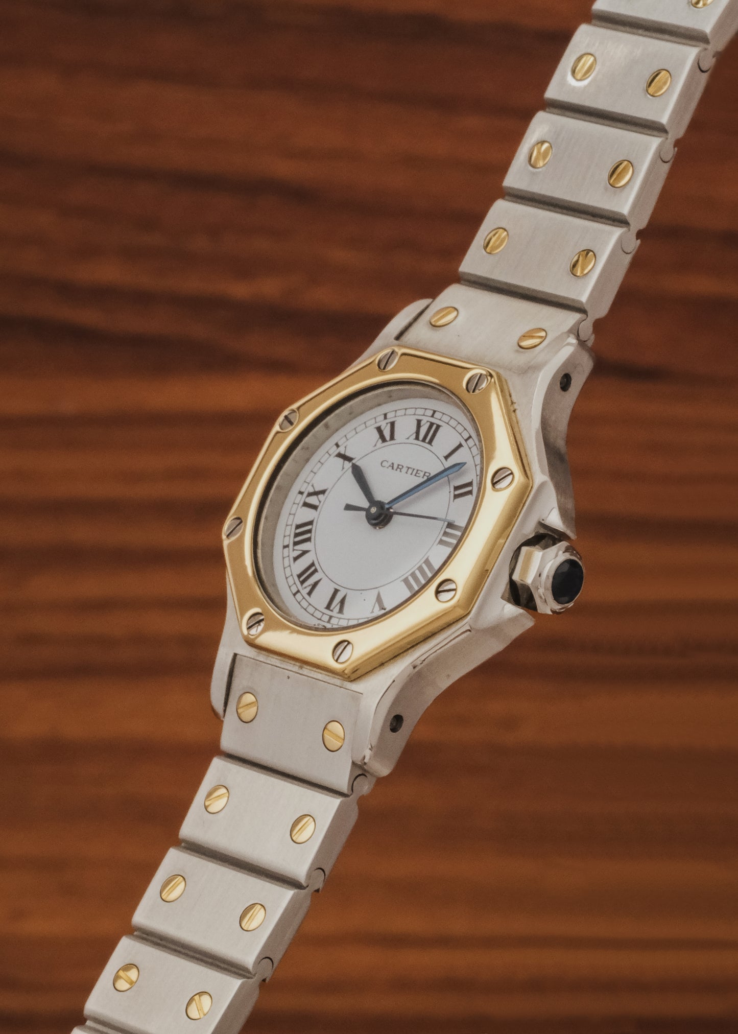 1980s Cartier Santos Octagon (Box & Papers)