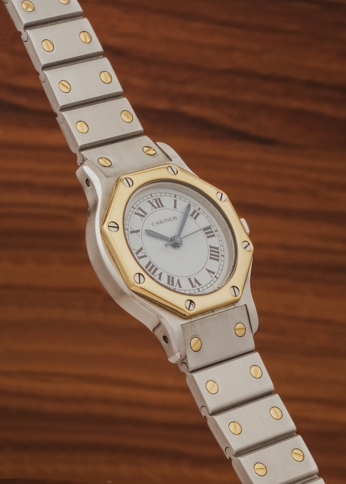 1980s Cartier Santos Octagon (Box & Papers)