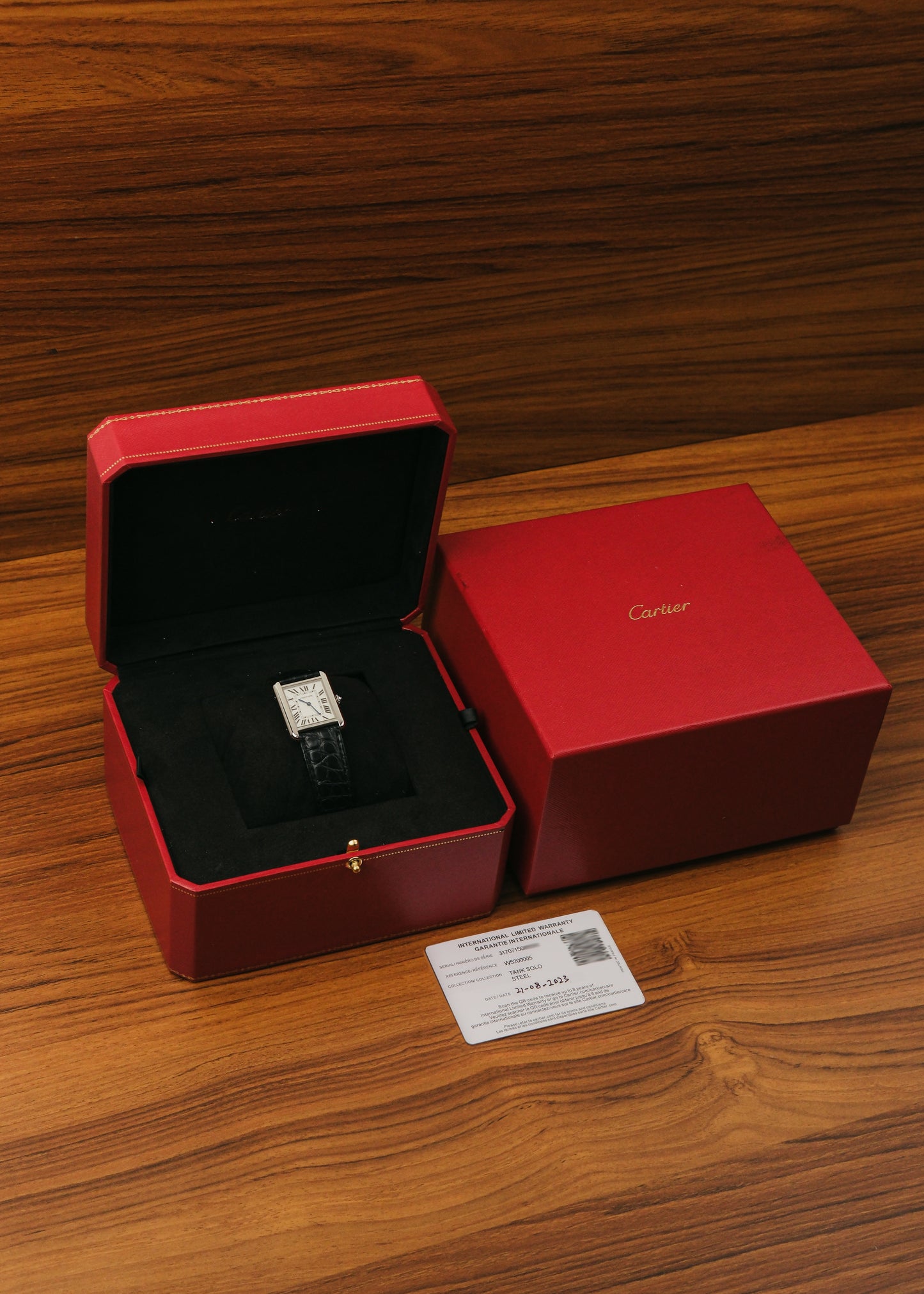 2023 Cartier Tank Solo (Box & Papers)