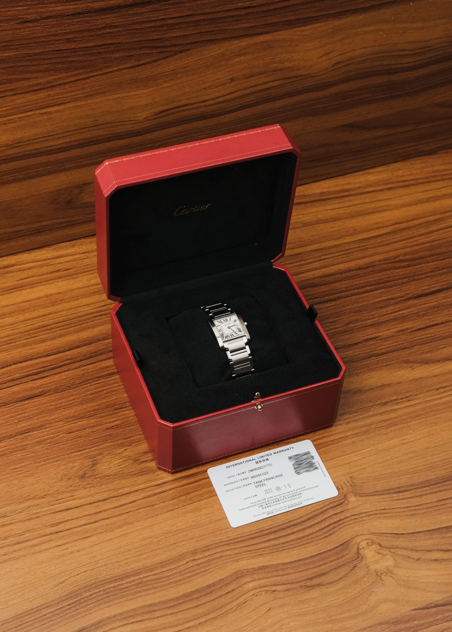 2023 Cartier Tank Francaise (Box & Papers)