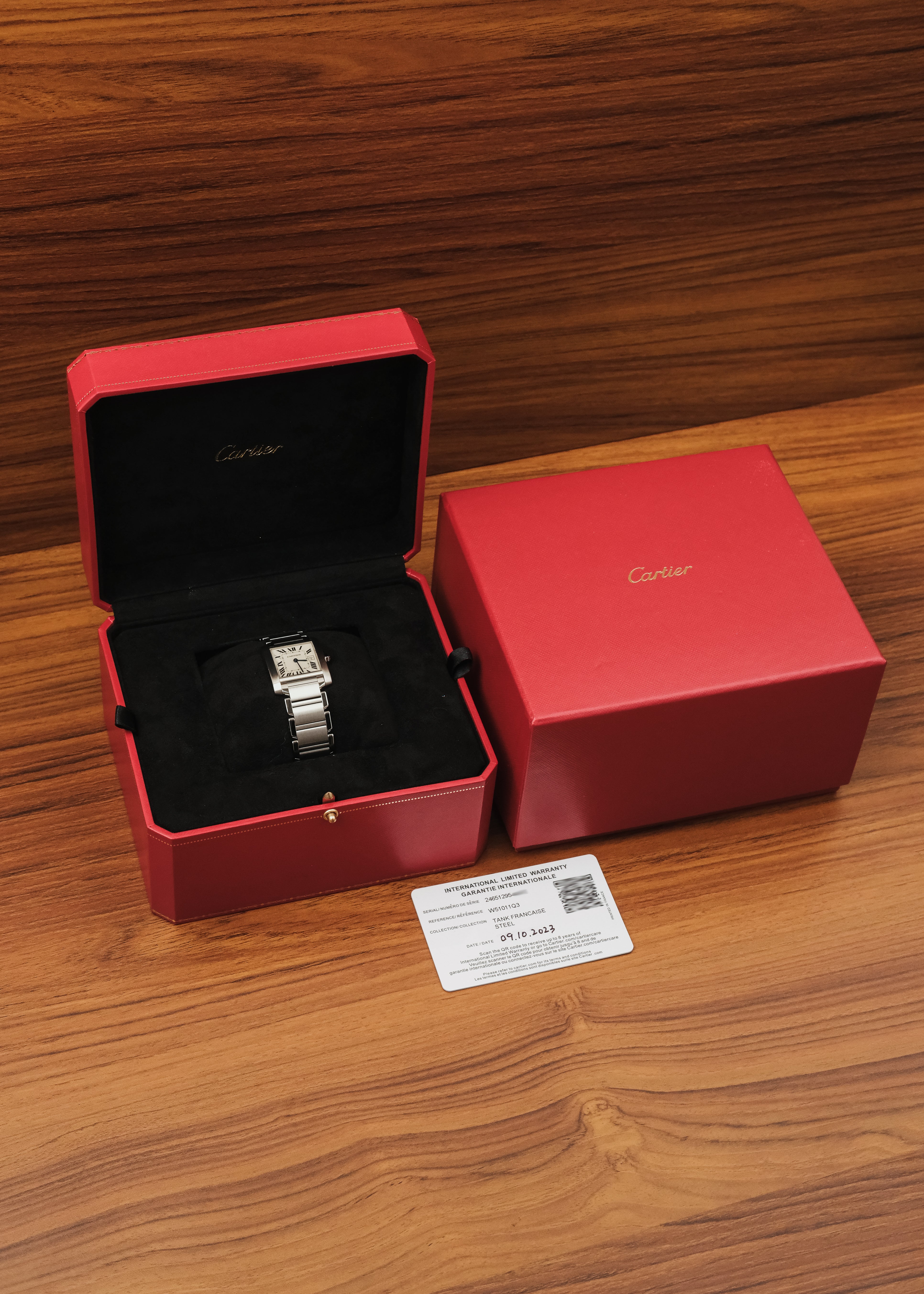 2023 Cartier Tank Francaise (Box & Papers)