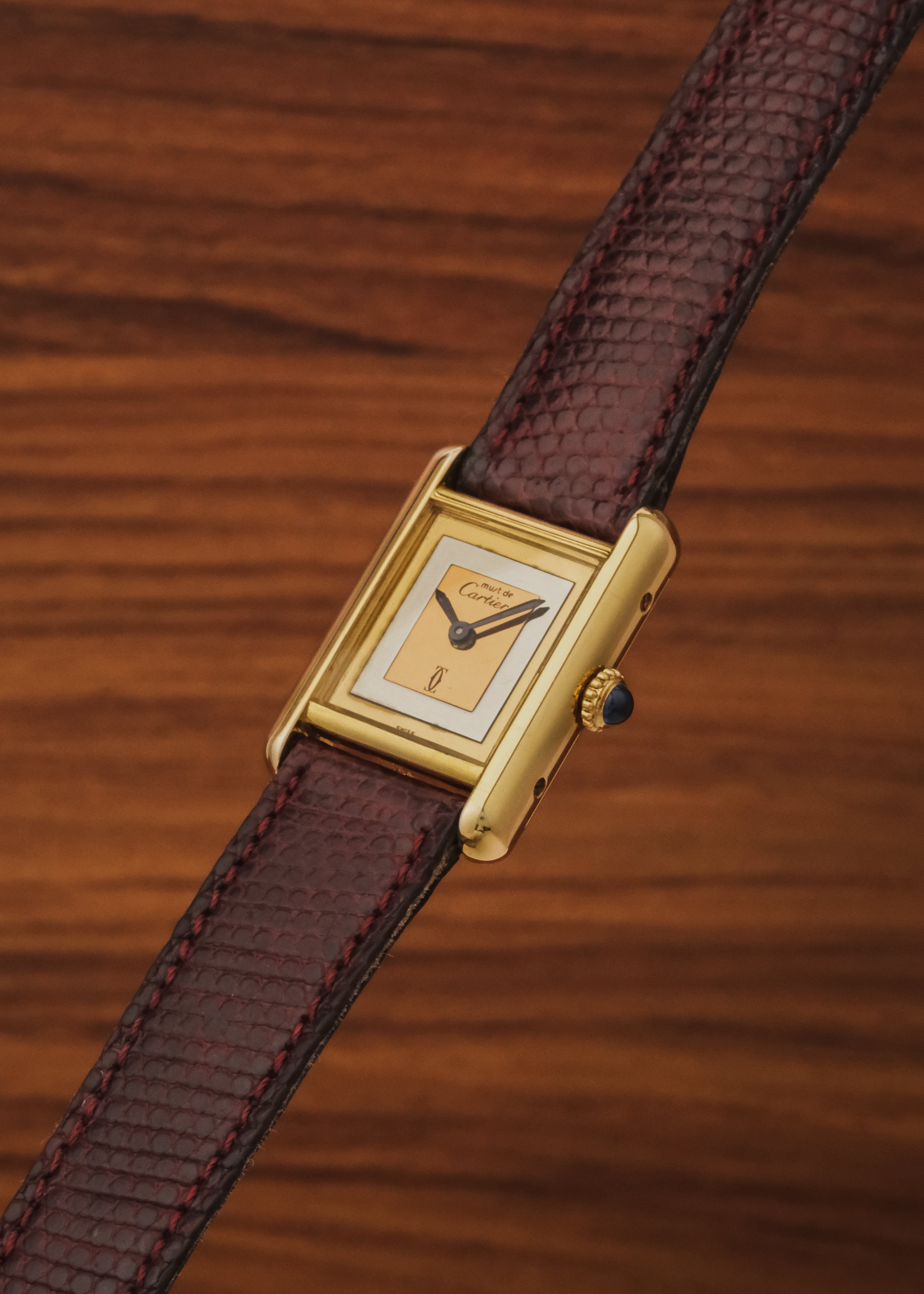 1980s Must De Cartier Tank (Box)