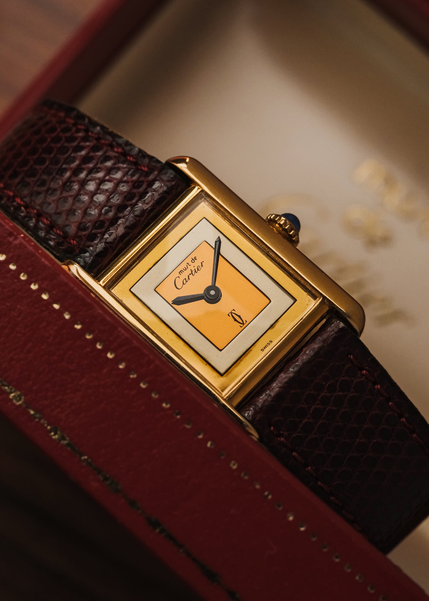 1980s Must De Cartier Tank (Box)