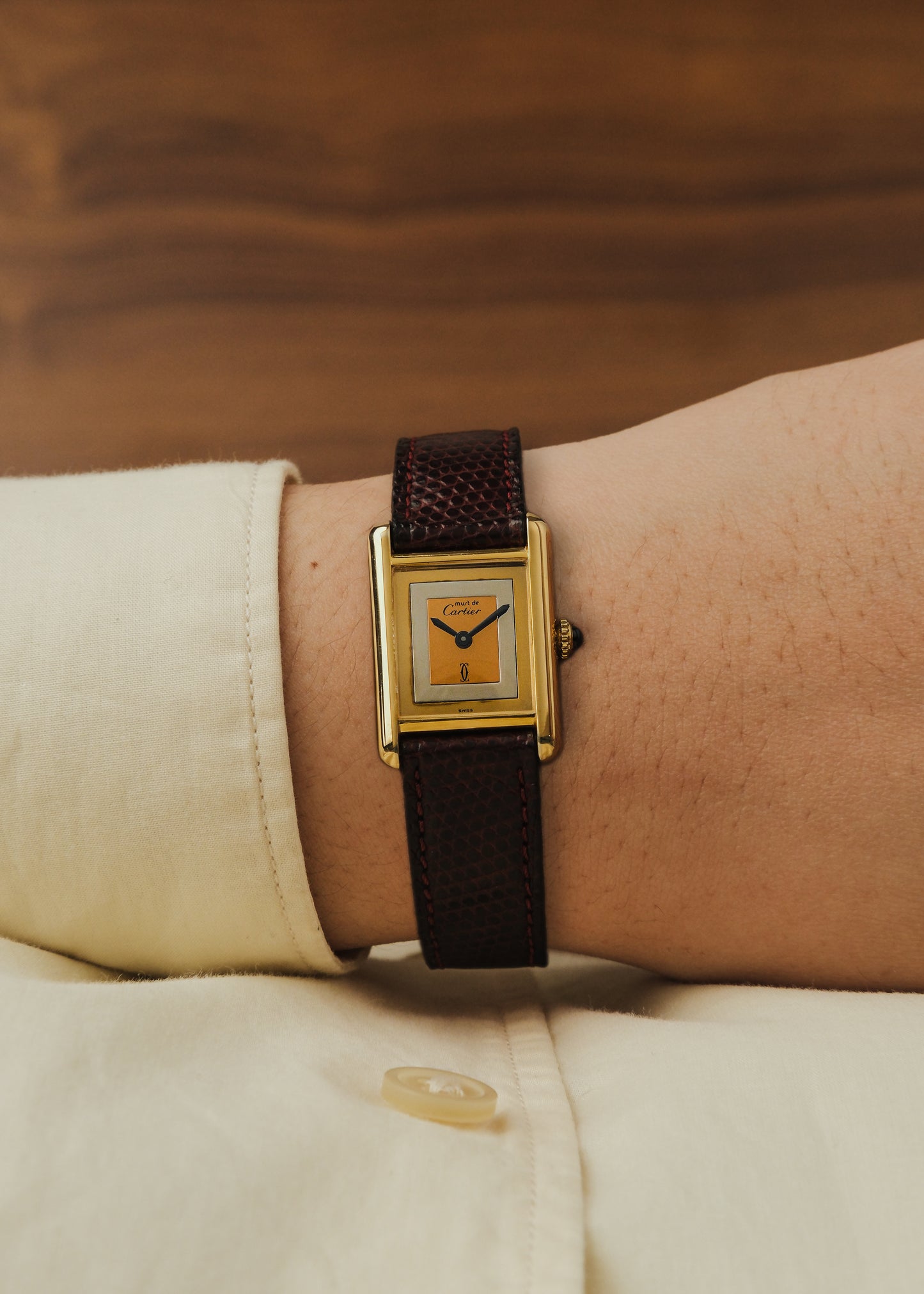1980s Must De Cartier Tank (Box)