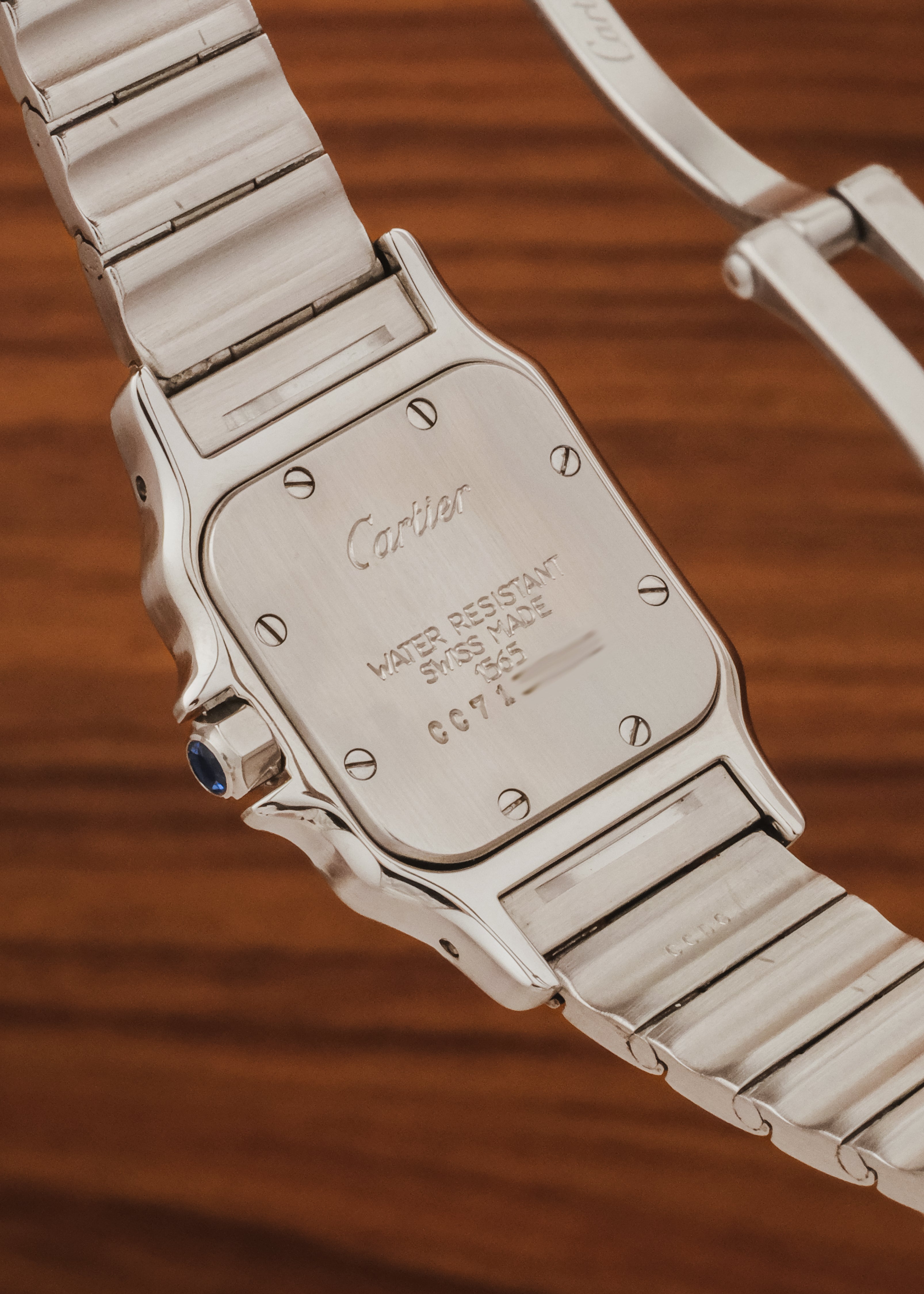 1990s Cartier Santos Galbee (Box & Papers)