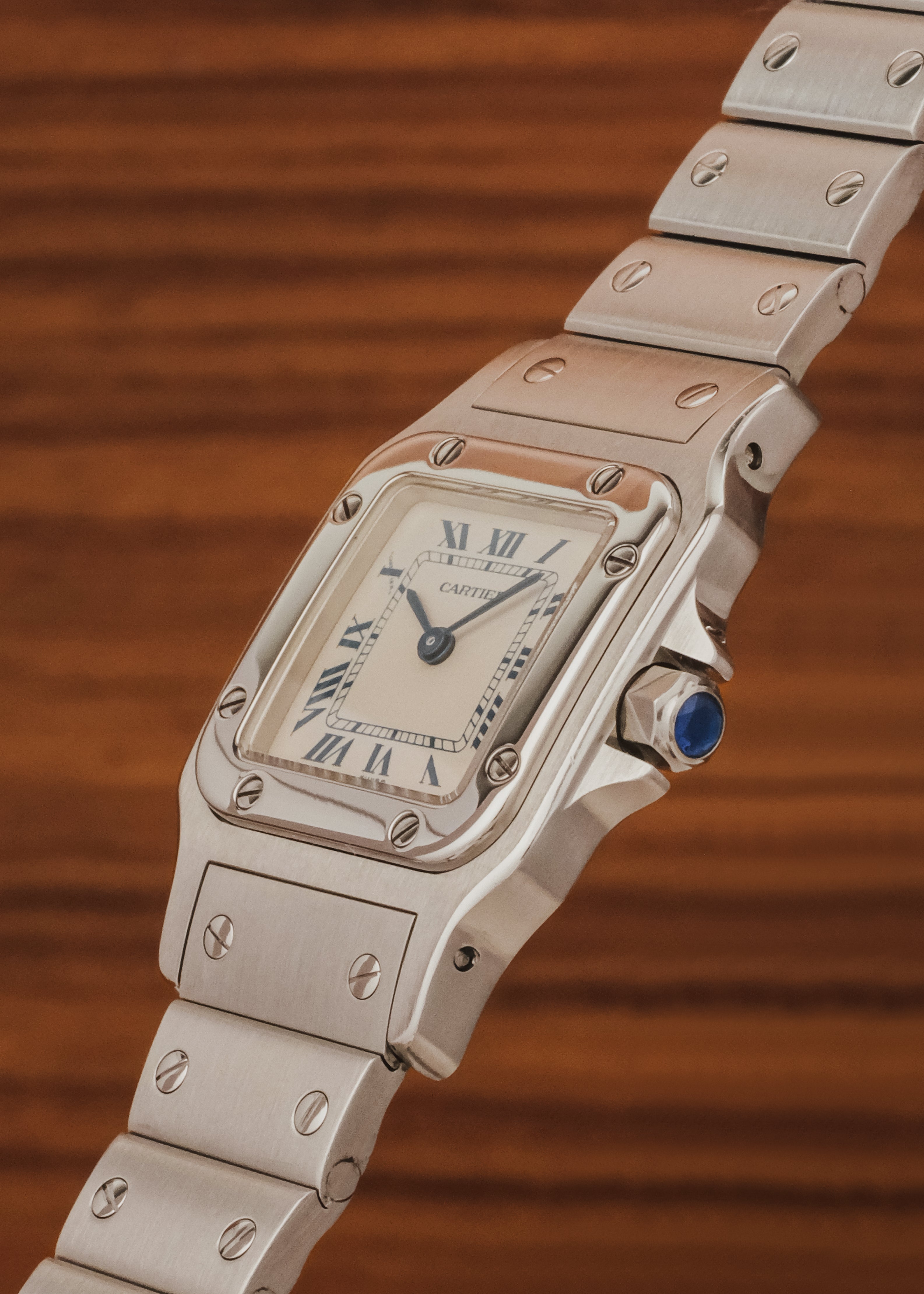 1990s Cartier Santos Galbee (Box & Papers)