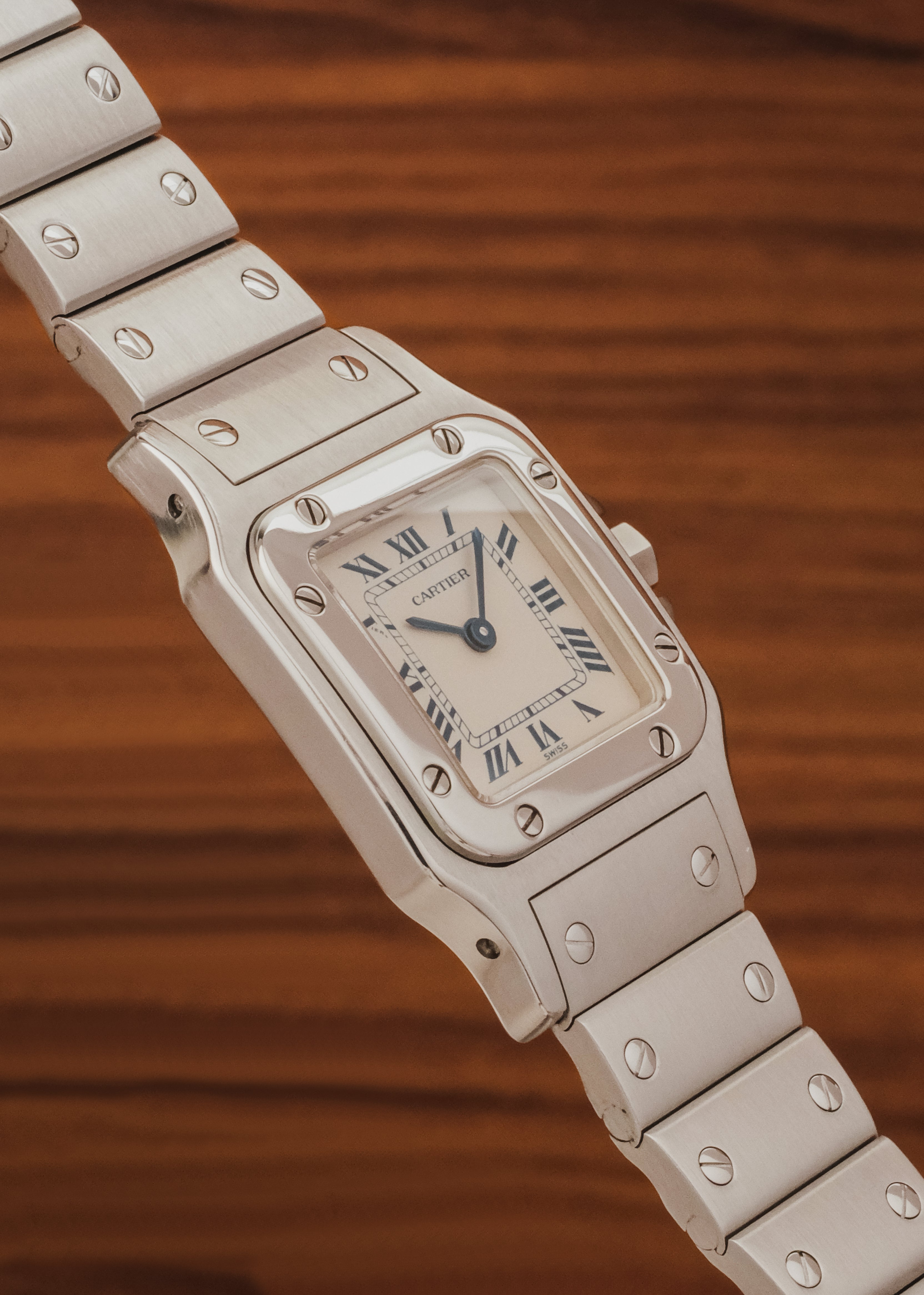 1990s Cartier Santos Galbee (Box & Papers)