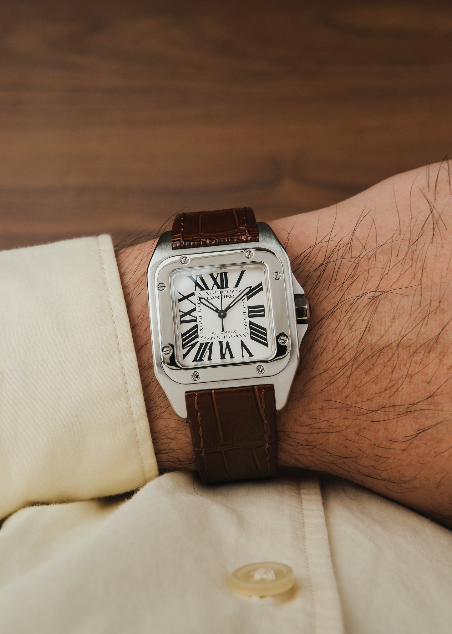 2023 Cartier Santos 100 (Box & Papers)