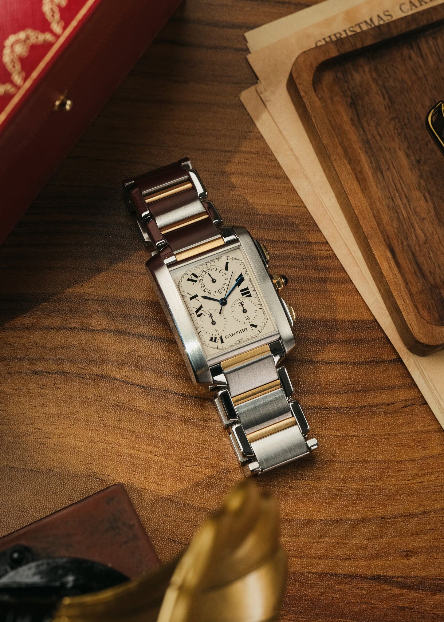2023 Cartier Tank Francaise "Chronoflex" (Box & Papers)