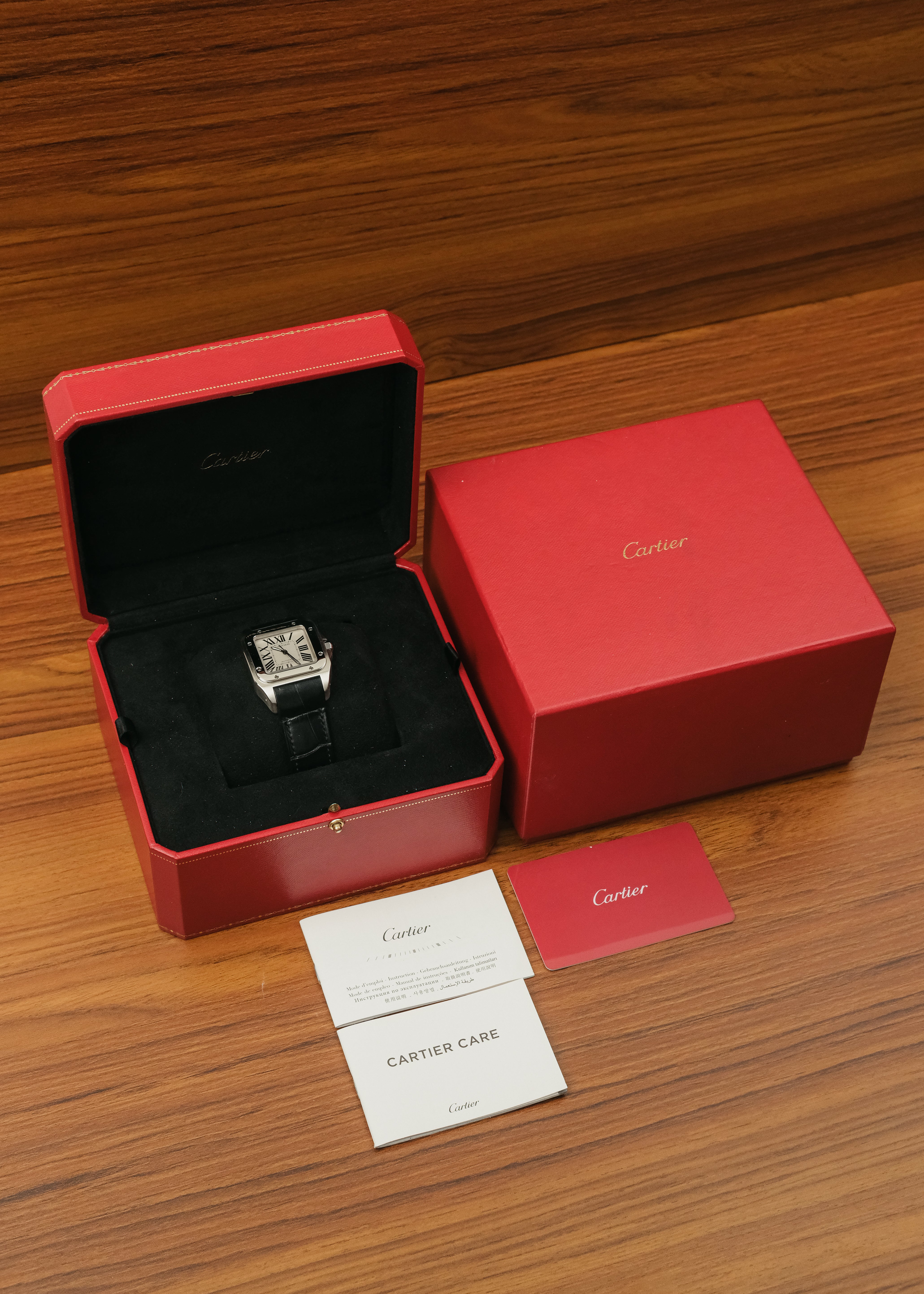 2023 Cartier Santos 100 (Box & Papers)