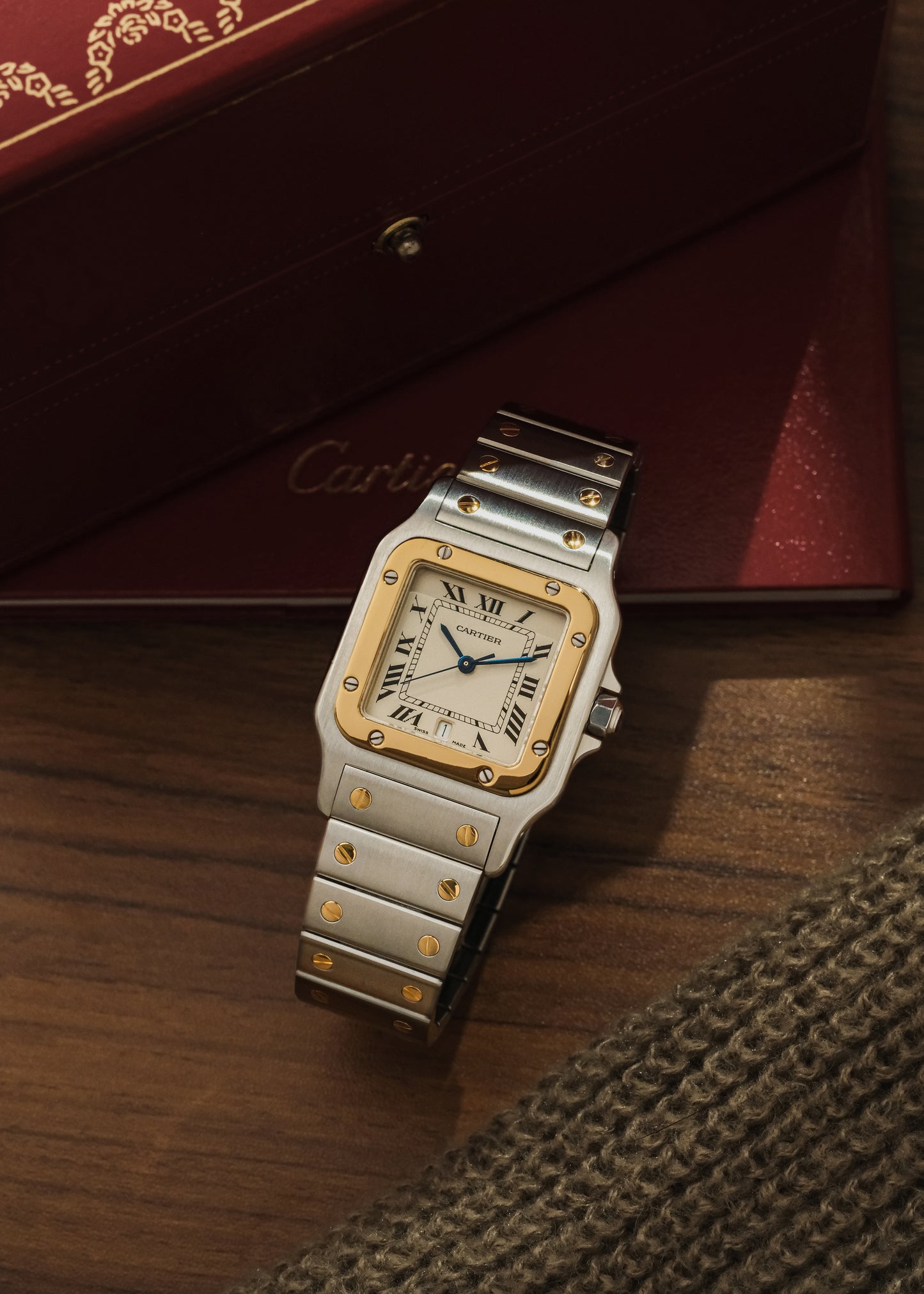 1990s Cartier Santos Galbee (Box)