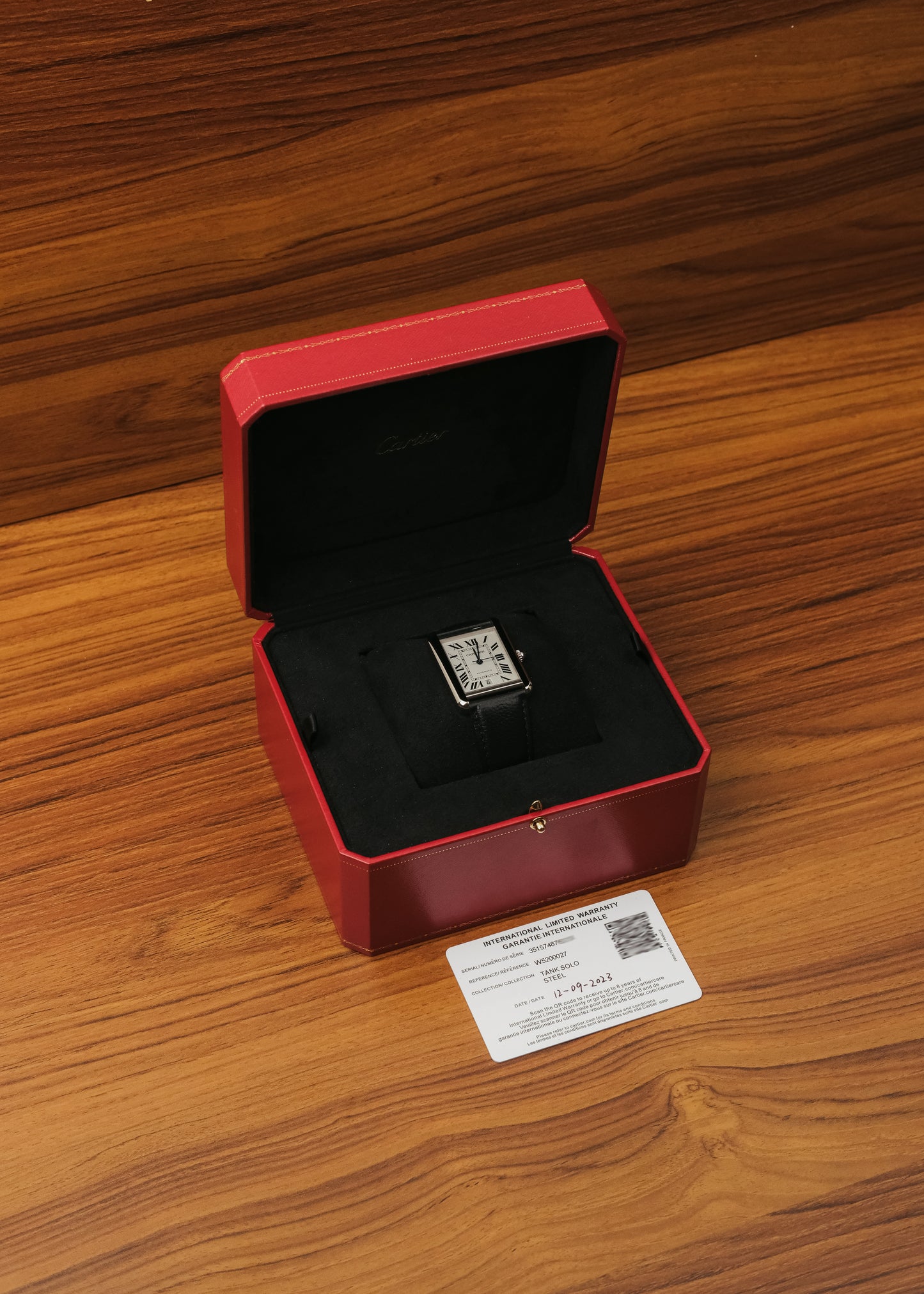 2023 Cartier Tank Solo XL (Box & Papers)