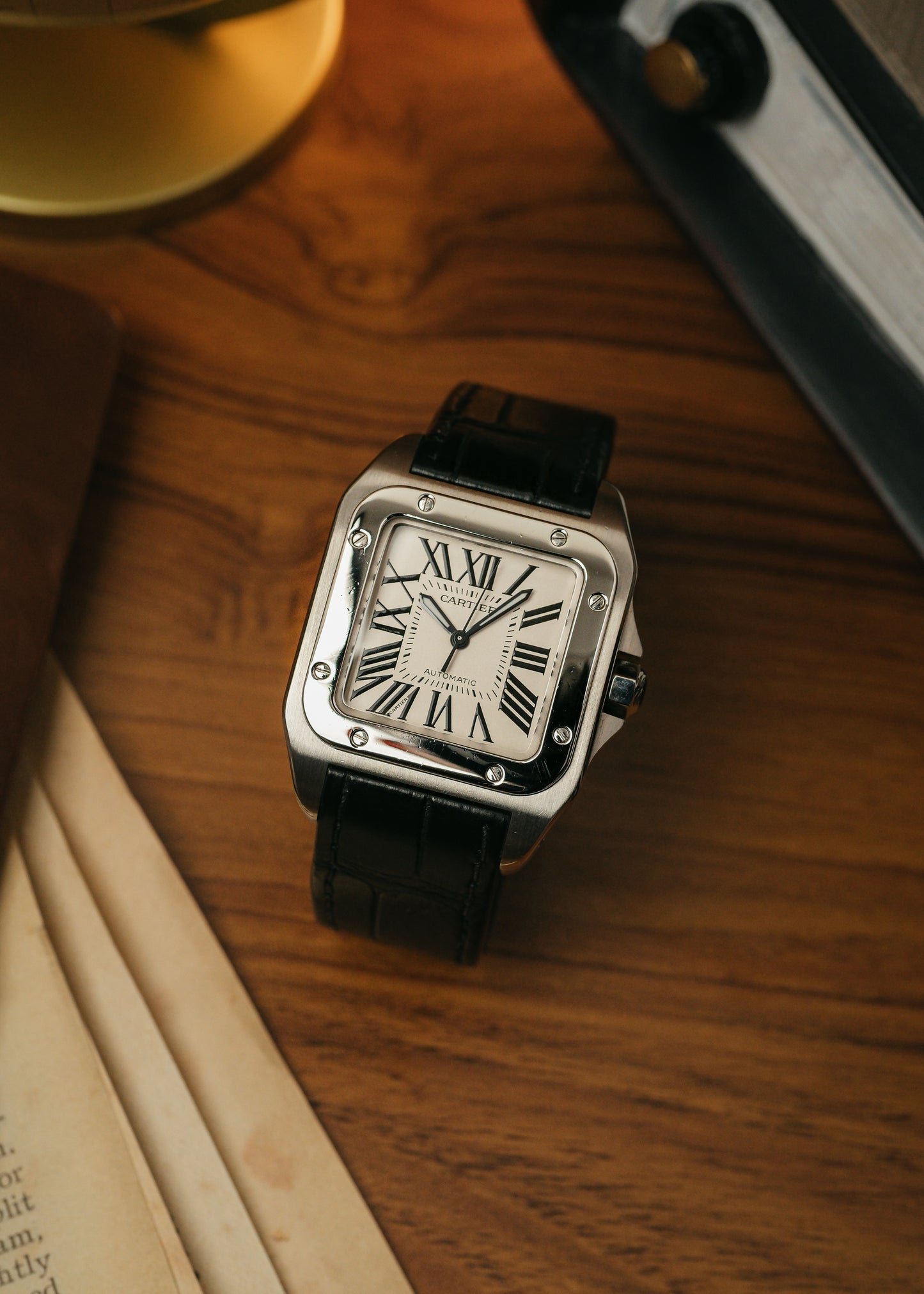 2023 Cartier Santos 100 (Box & Papers)