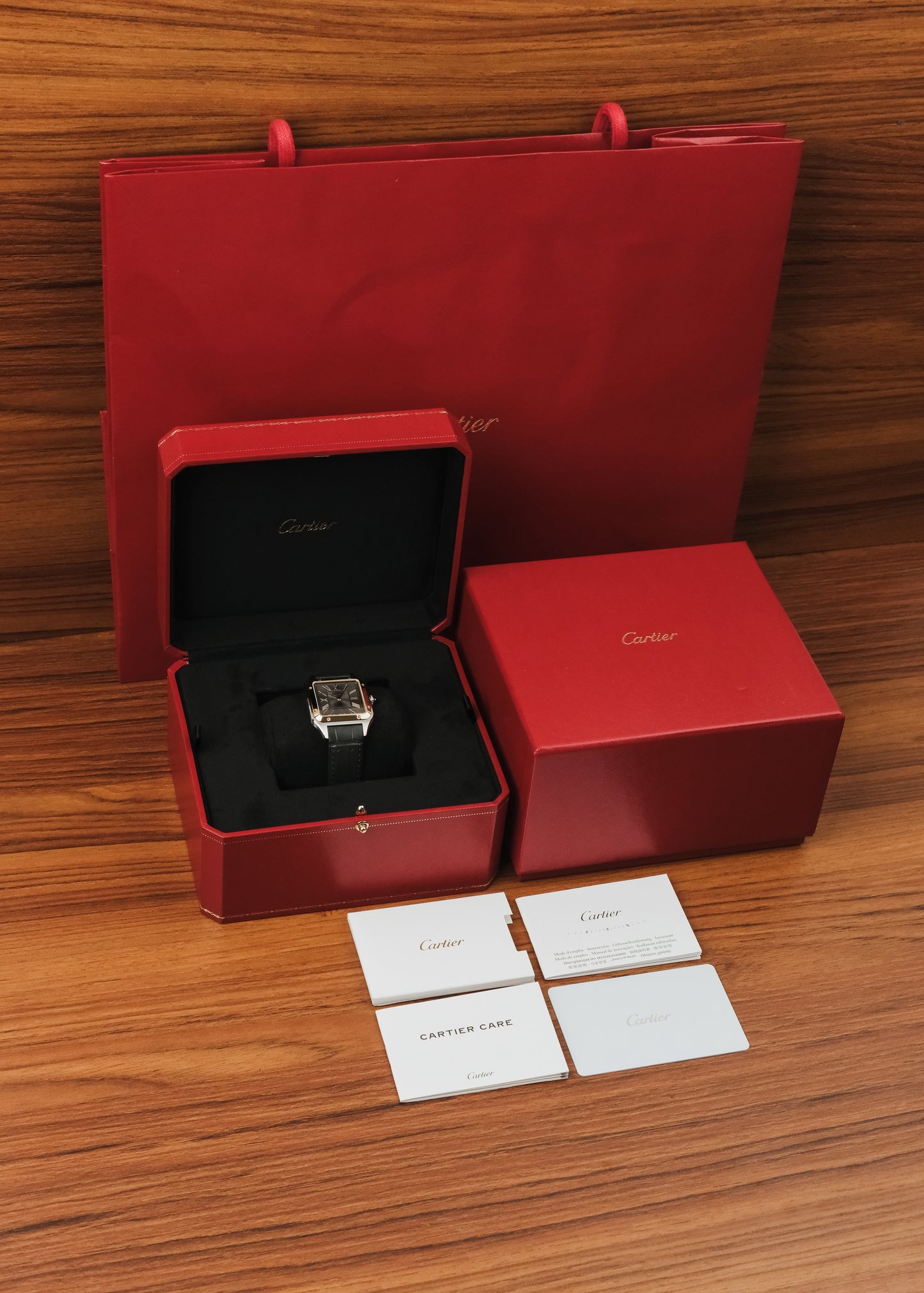 2025 Cartier Santos Dumont Large (Box & Papers) *Brand New*