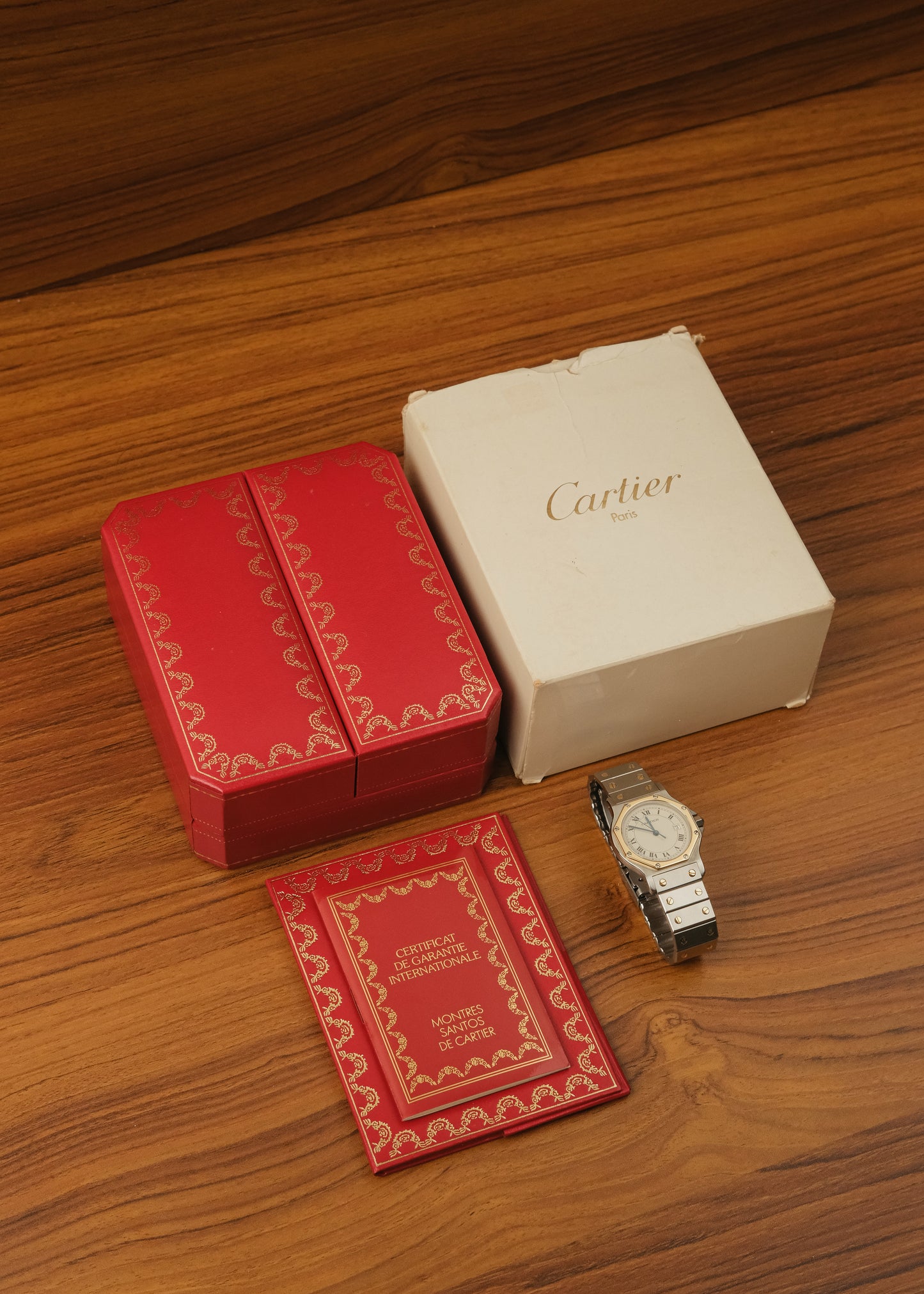 1993 Cartier Santos Octagon (Box & Papers)