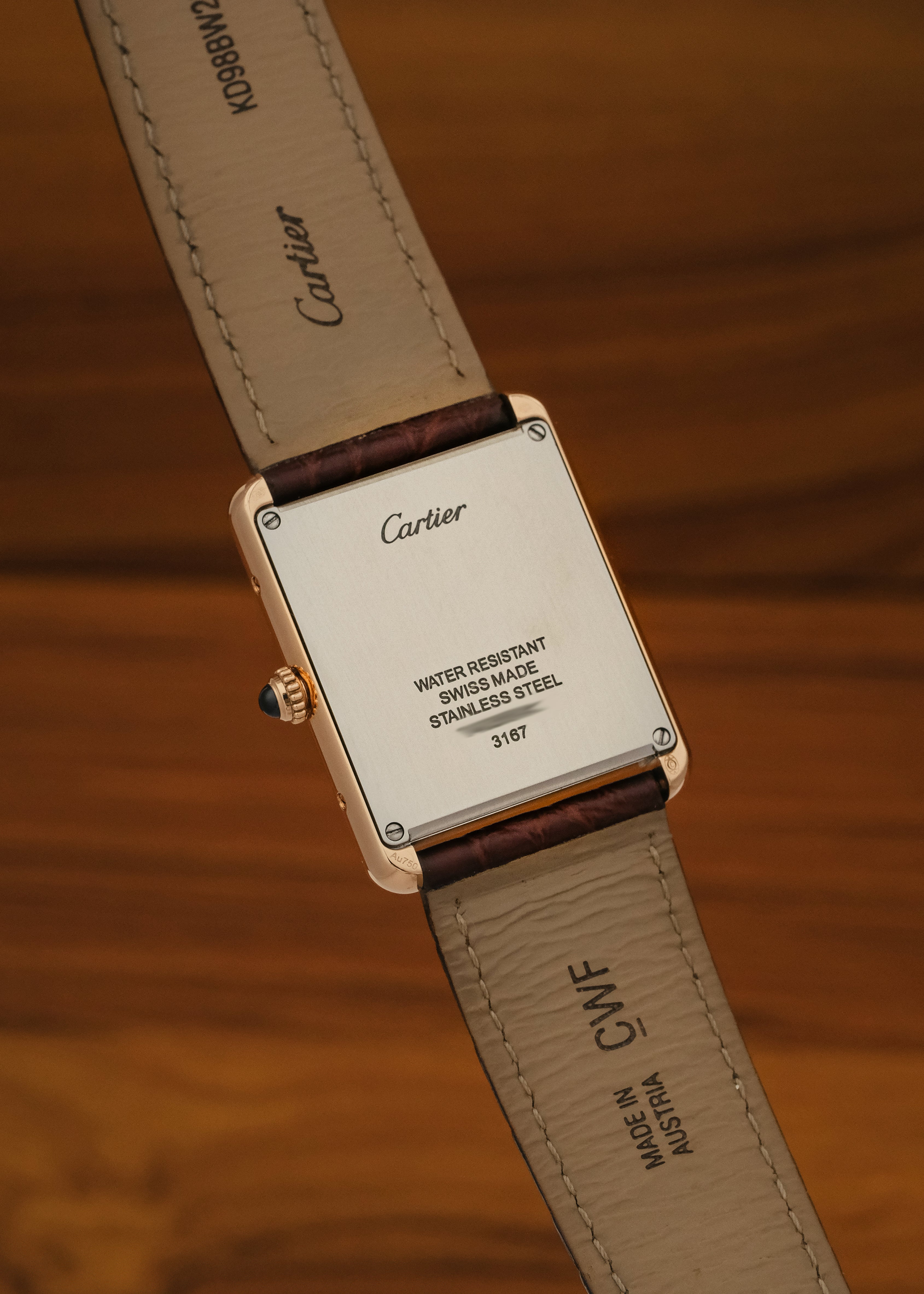 2017 Cartier Tank Solo 18K Gold (Box & Papers)