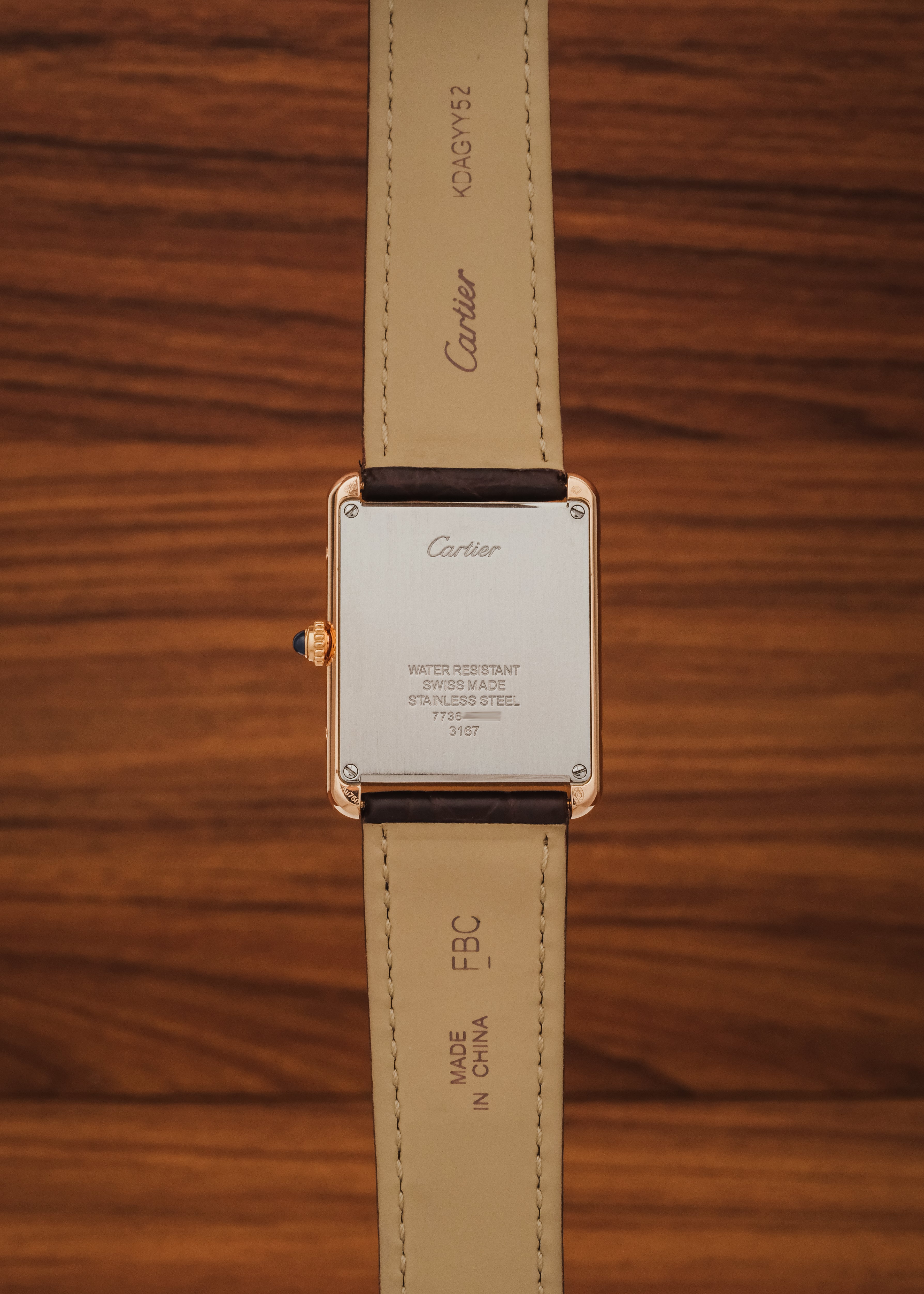 2017 Cartier Tank Solo 18K Gold (Box & Papers)