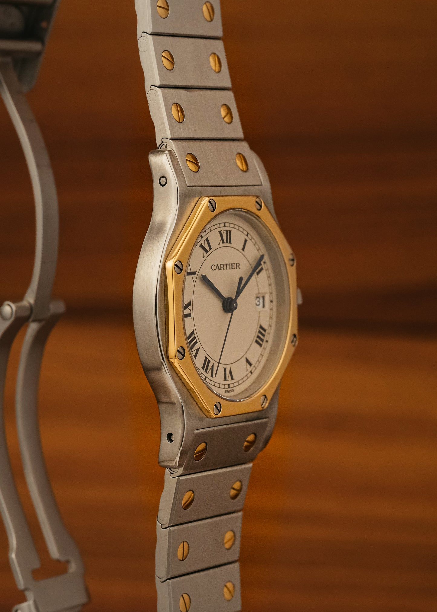 1993 Cartier Santos Octagon (Box & Papers)