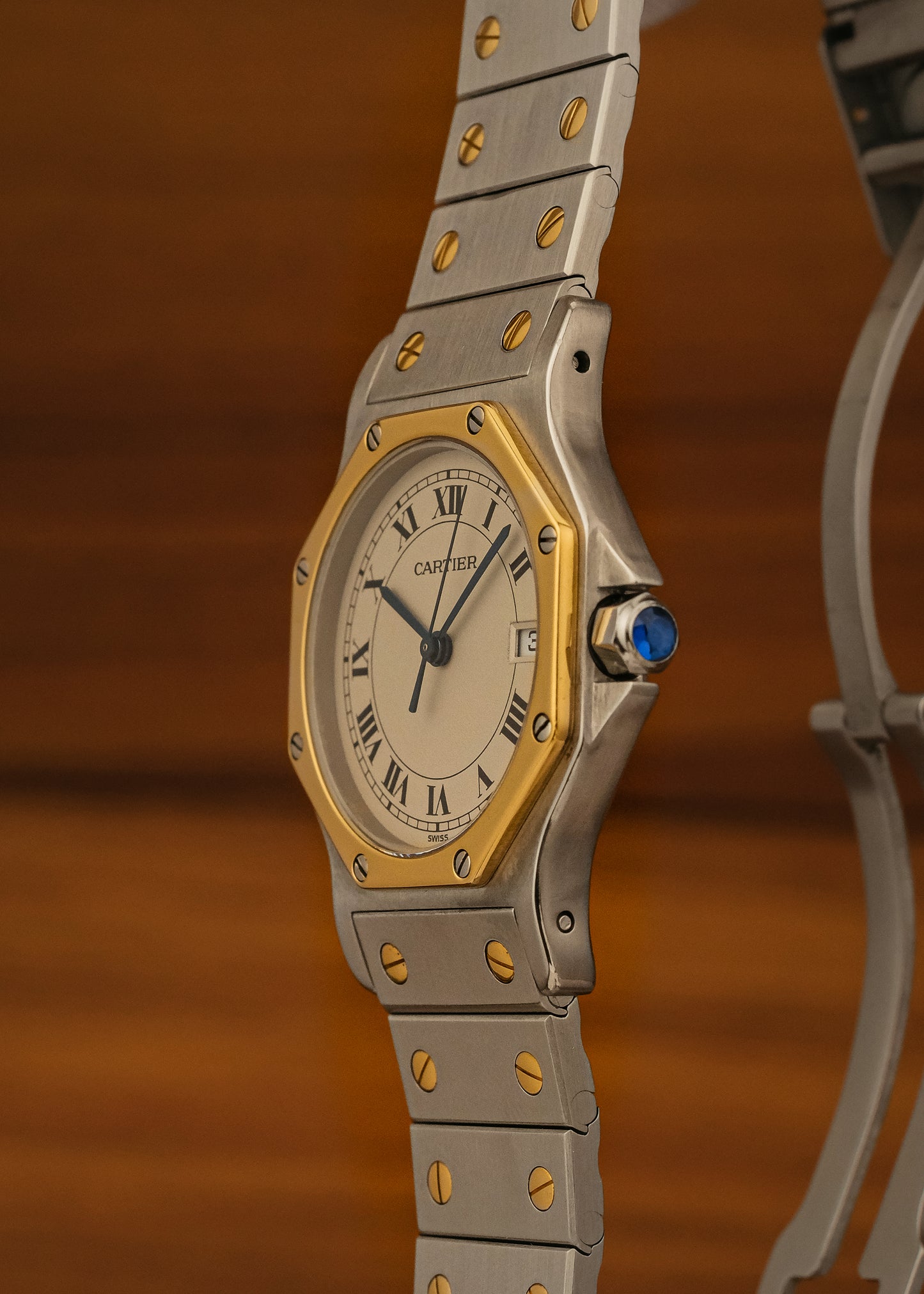 1993 Cartier Santos Octagon (Box & Papers)
