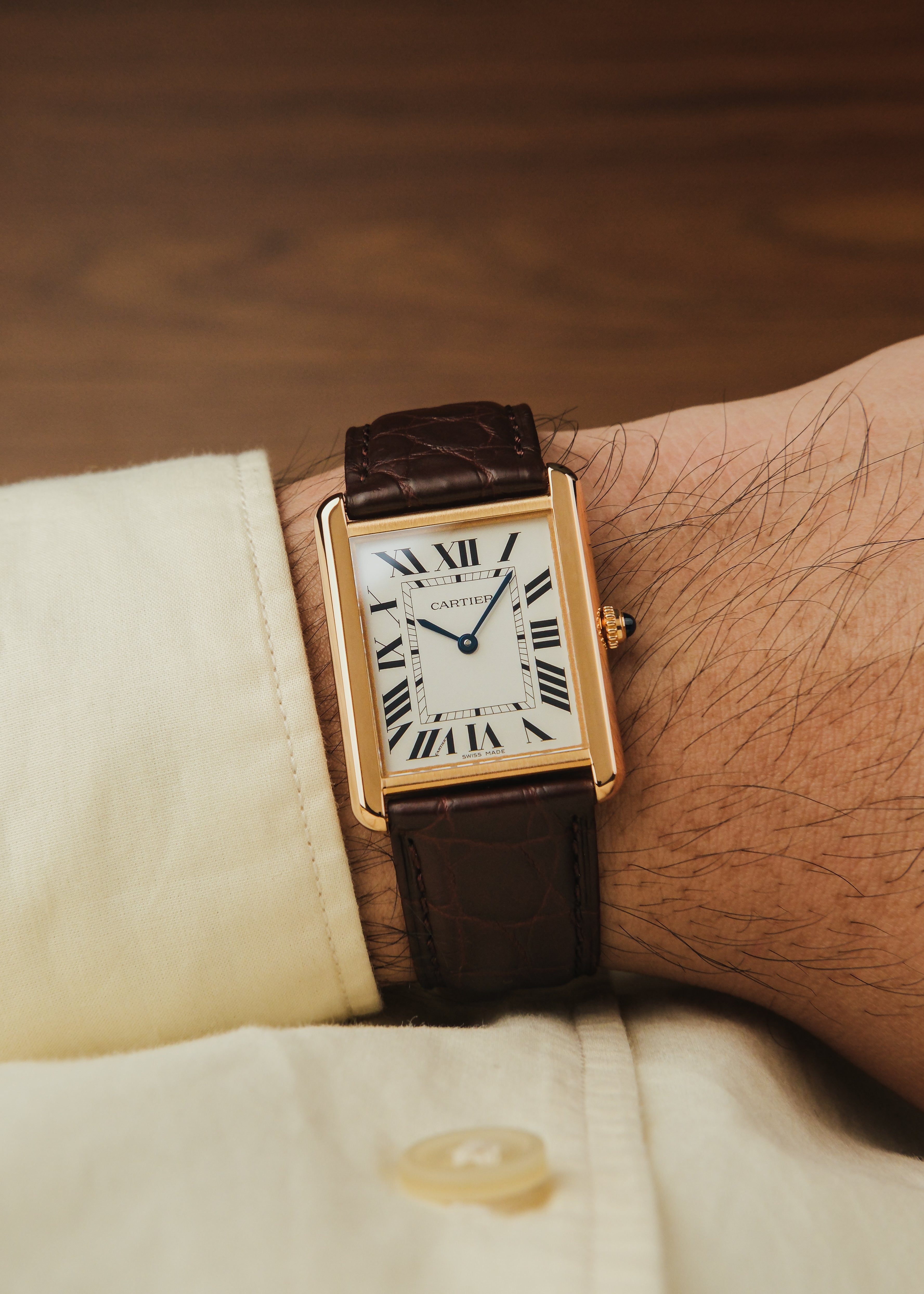 2017 Cartier Tank Solo 18K Gold (Box & Papers)