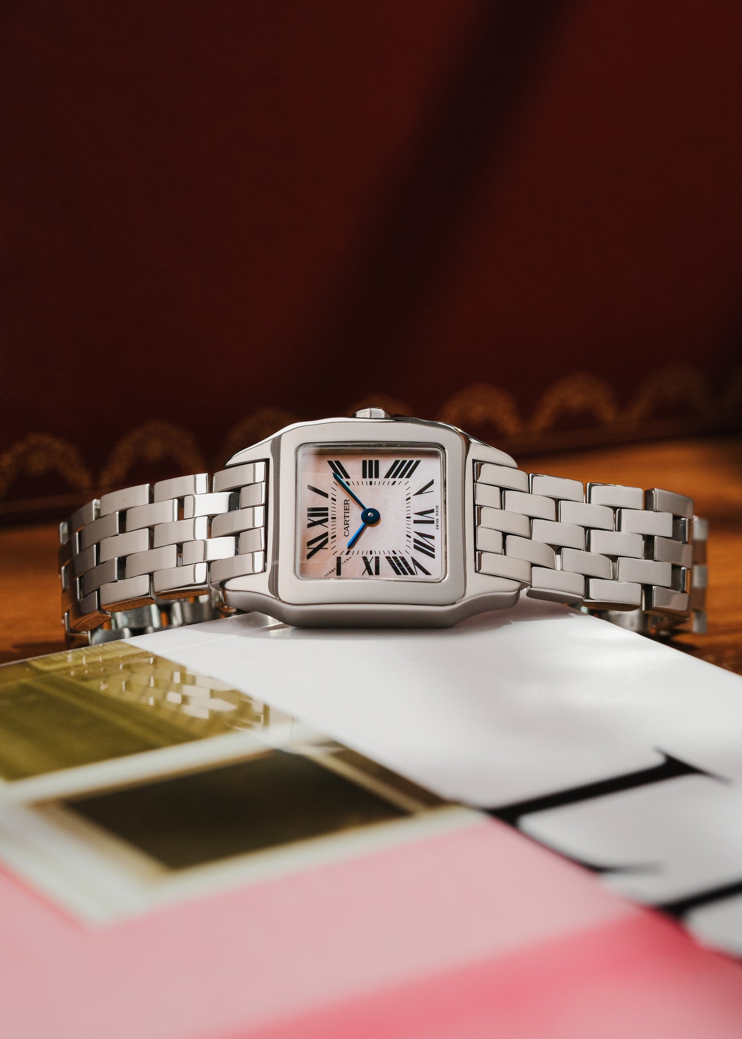 2017 Cartier Santos Demoiselle "Mother of Pearl"