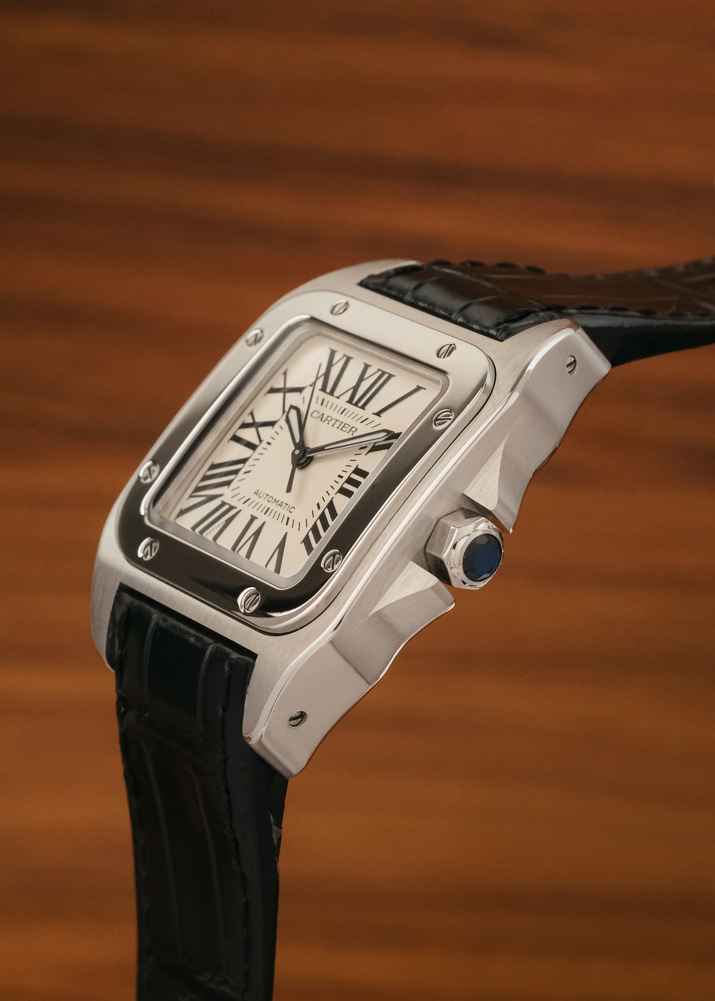 2023 Cartier Santos 100 (Box & Papers)