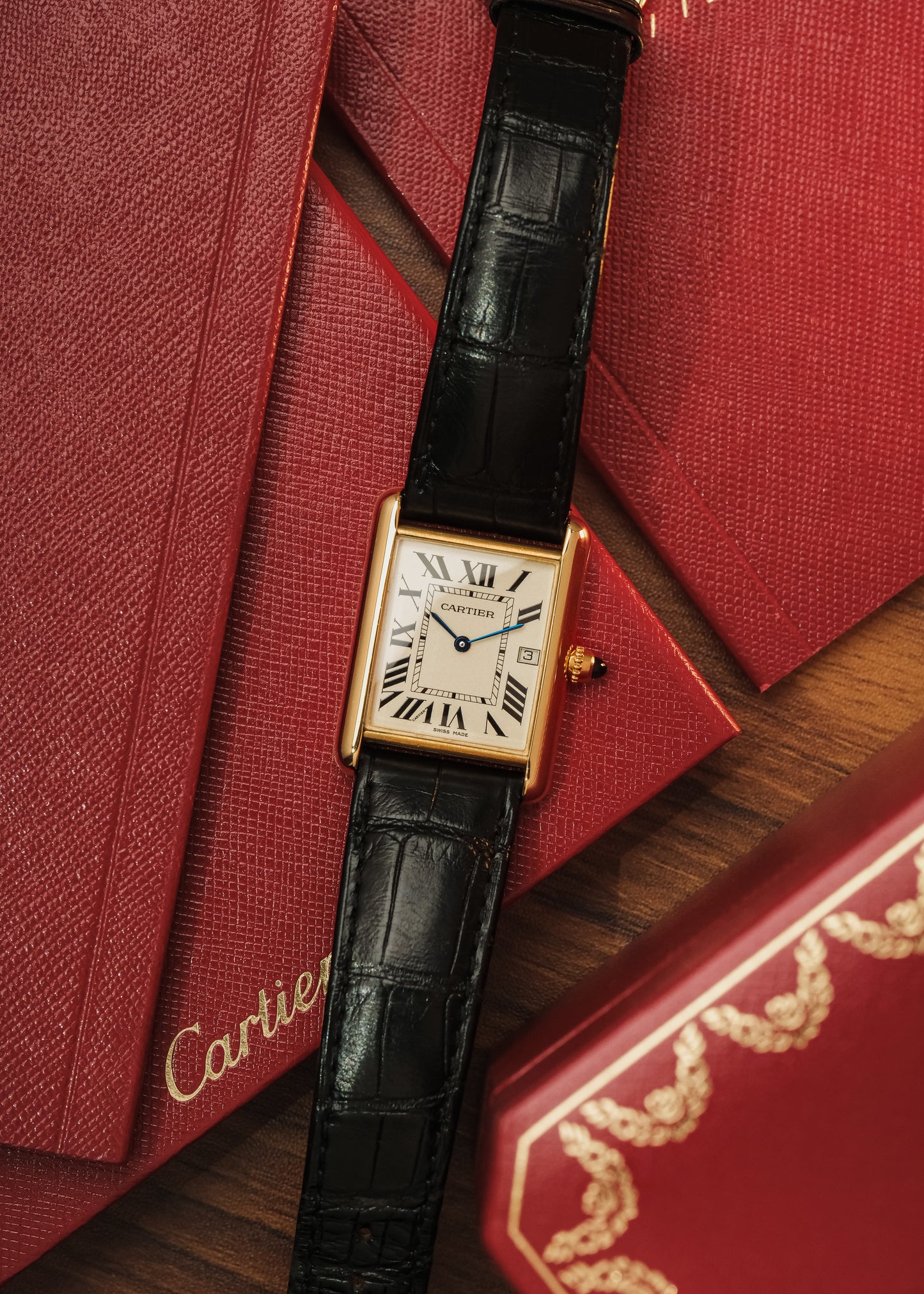 2018 Cartier Tank Louis 18K Gold (Box & Papers)