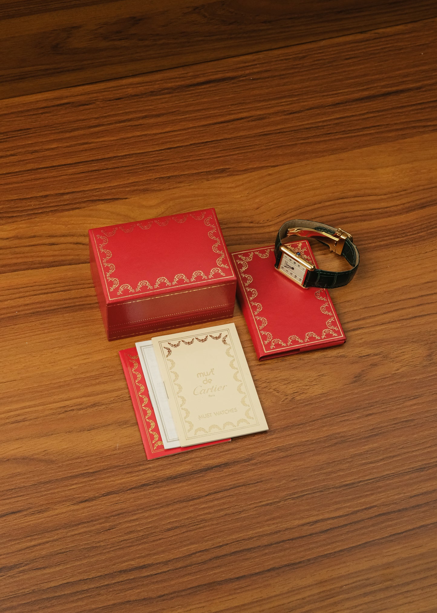 1988 Must de Cartier Tank "Column Dial" (Box & Papers)