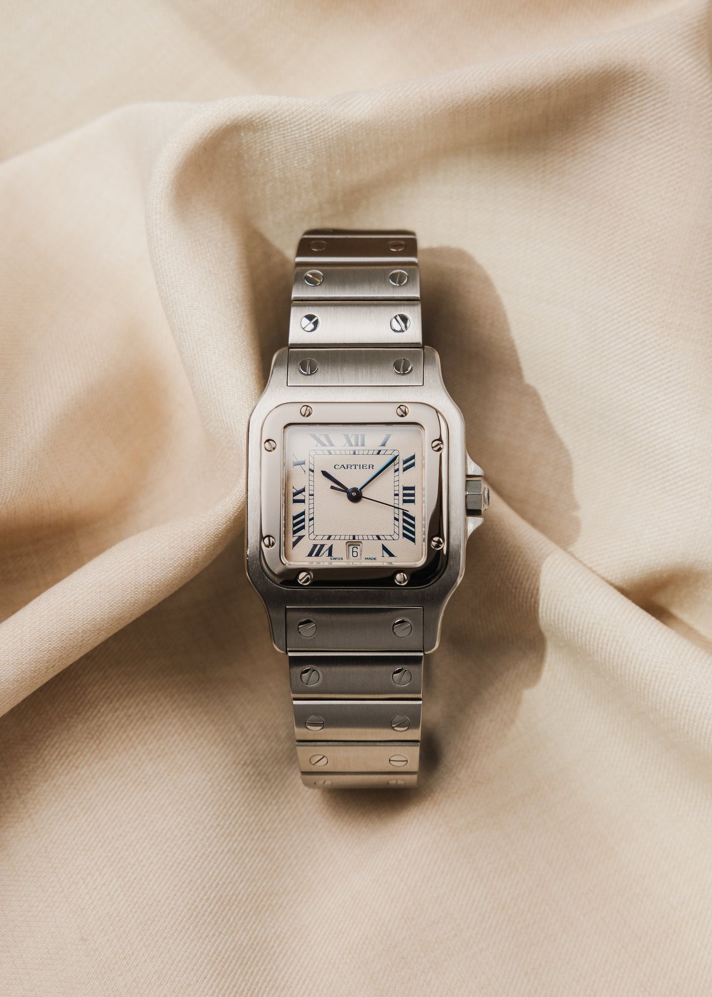 1990s Cartier Santos Galbee