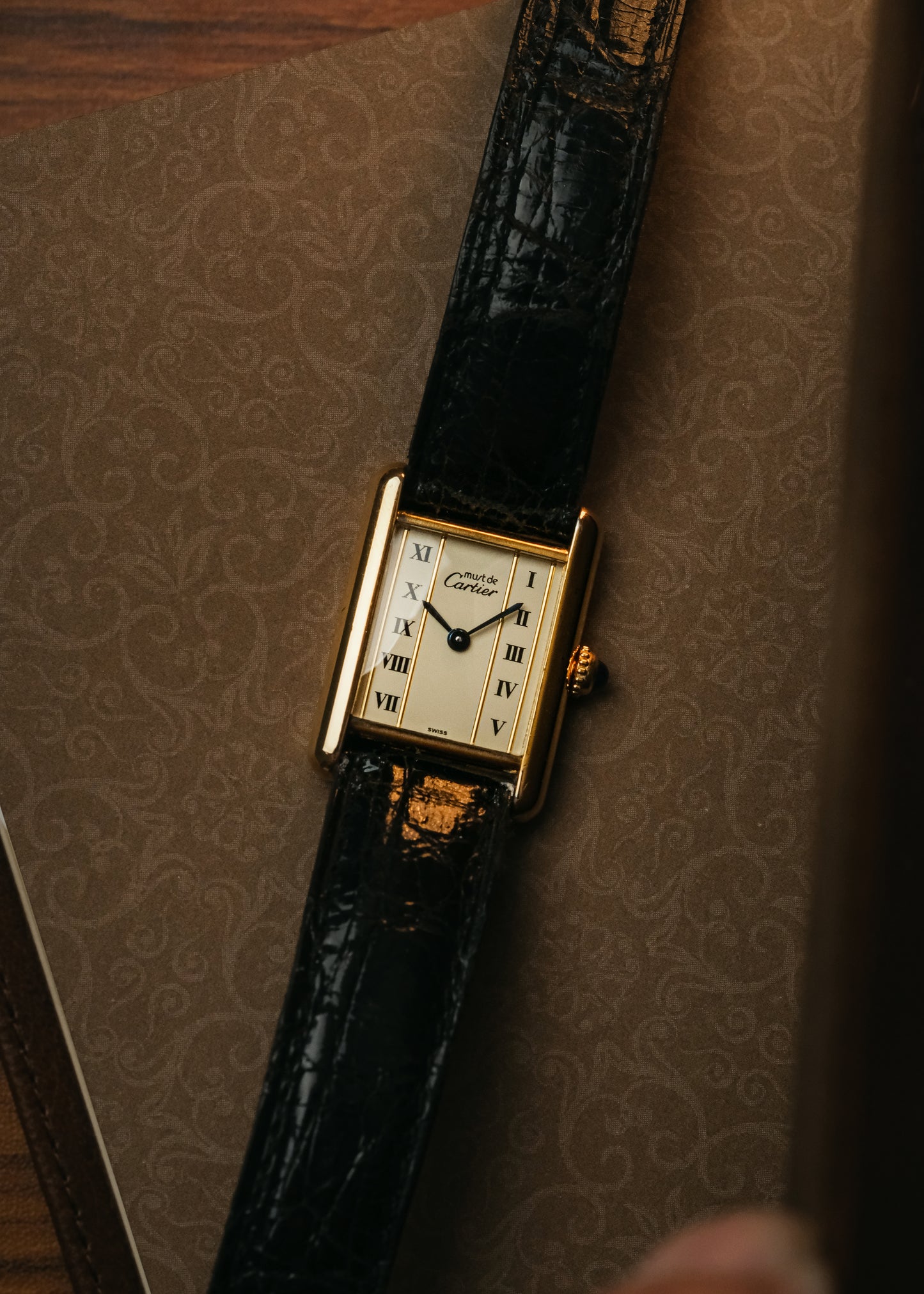1990s Must de Cartier Tank "Column Dial" (Box)