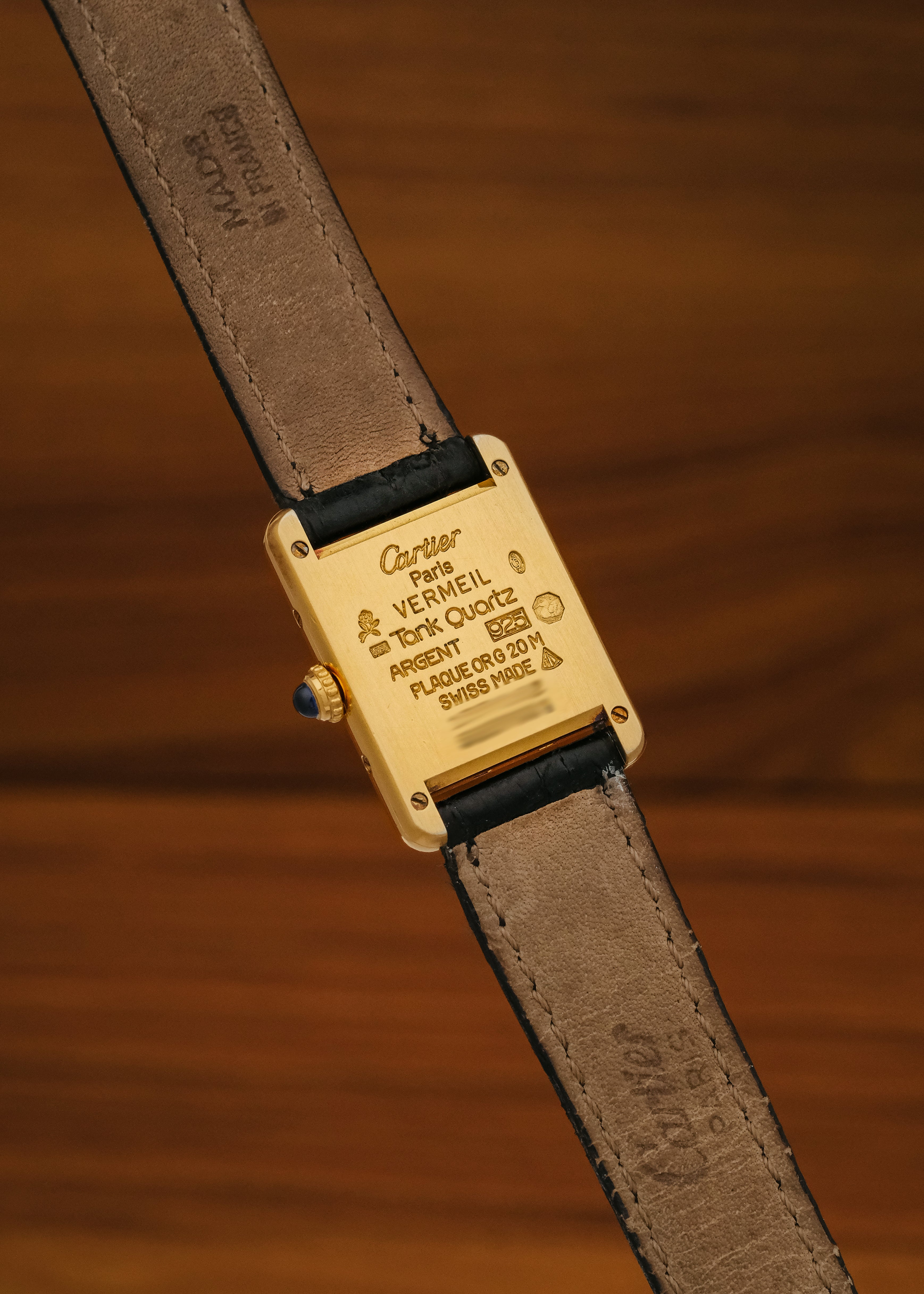 1990s Must de Cartier Tank "Column Dial" (Box)
