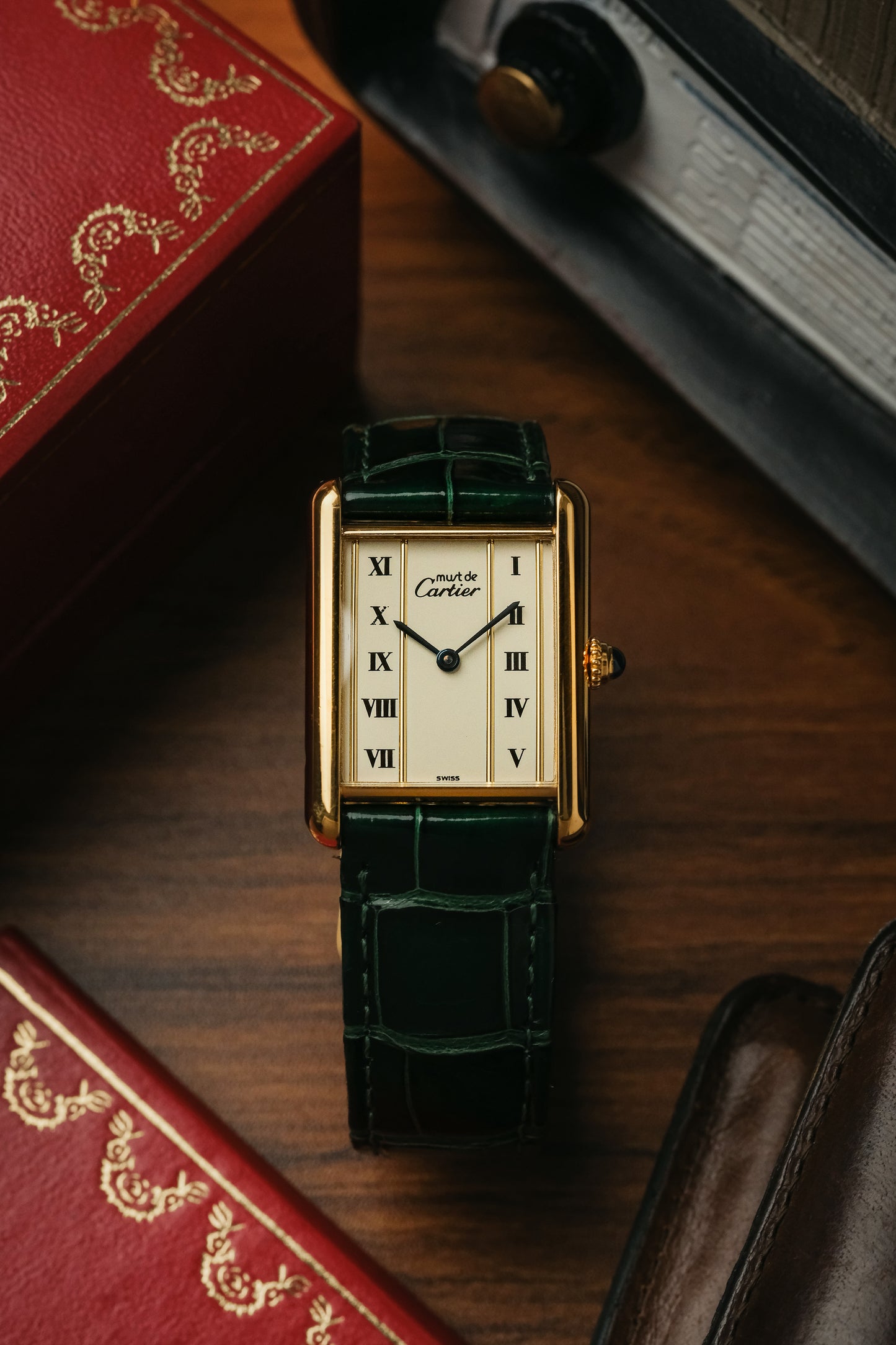 1988 Must de Cartier Tank "Column Dial" (Box & Papers)