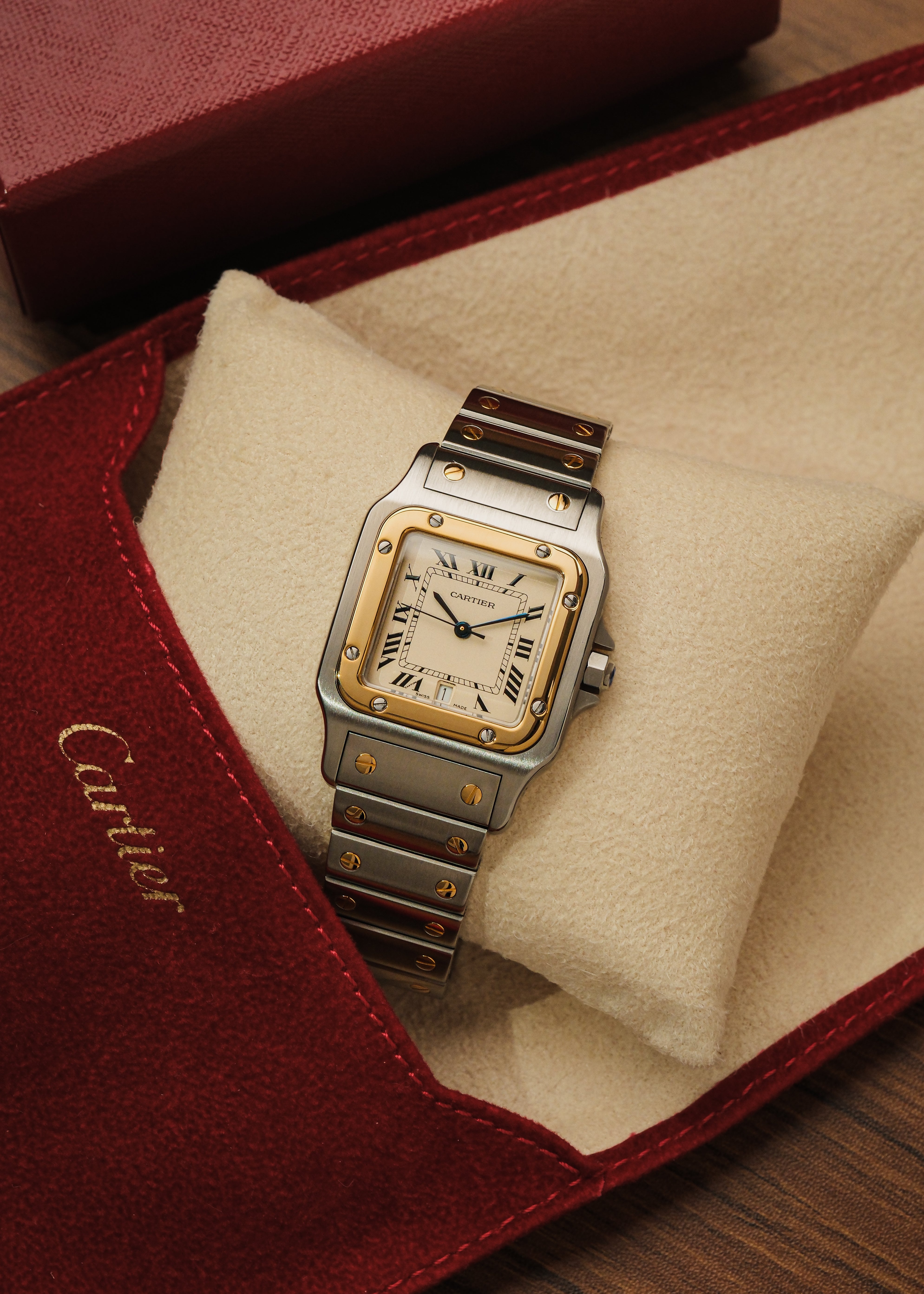 1990s Cartier Santos Galbee
