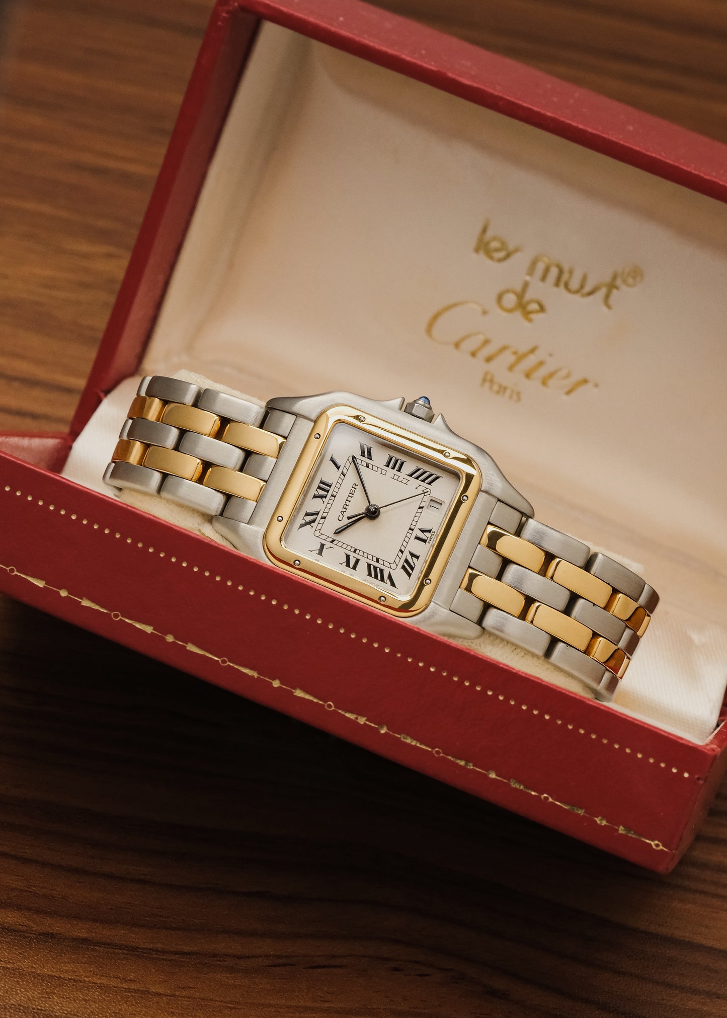 1990s Cartier Panthere "2-Row Bracelet" (Box)